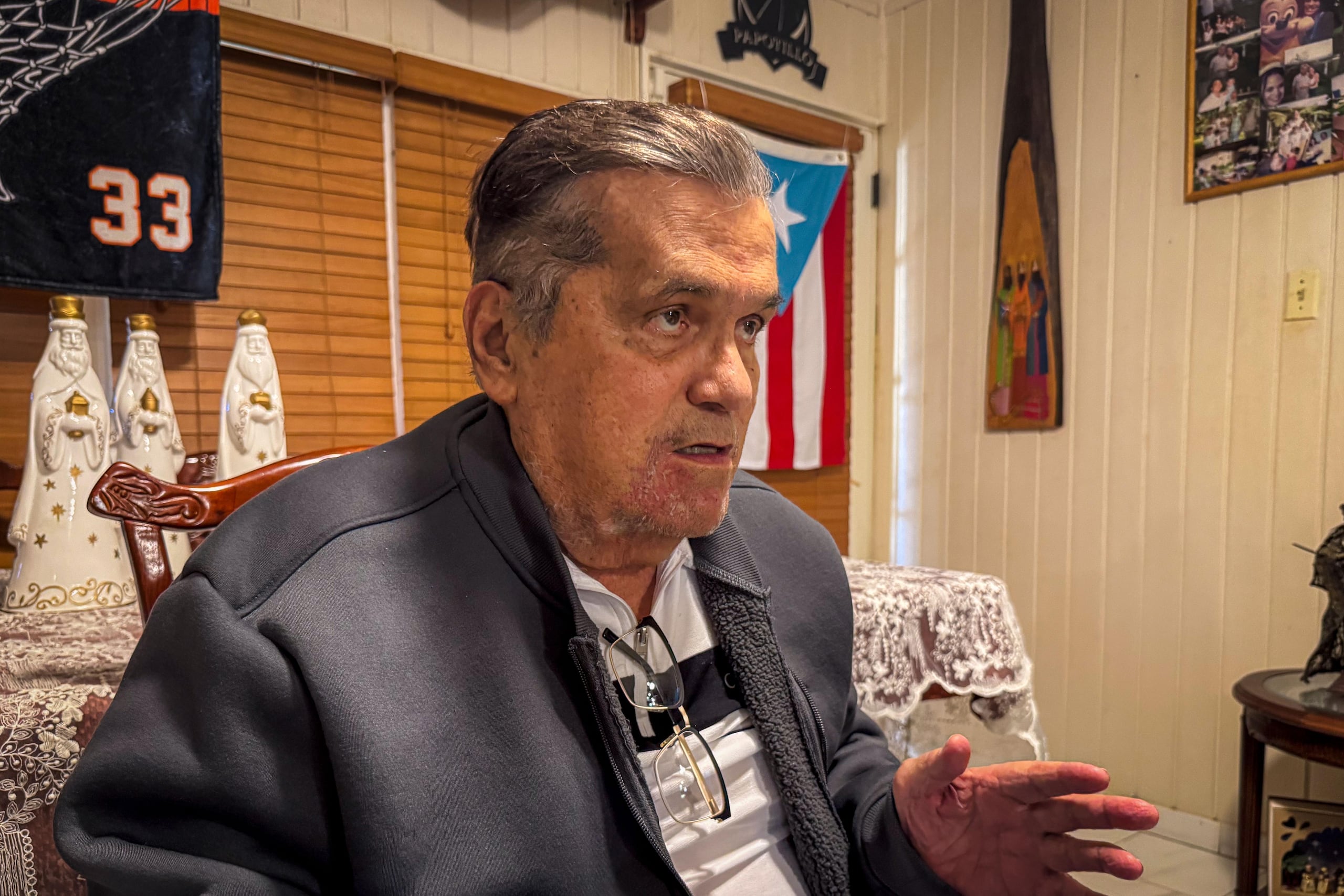 Armandito Torres durante una entrevista con Primera Hora desde su hogar en San Germán.