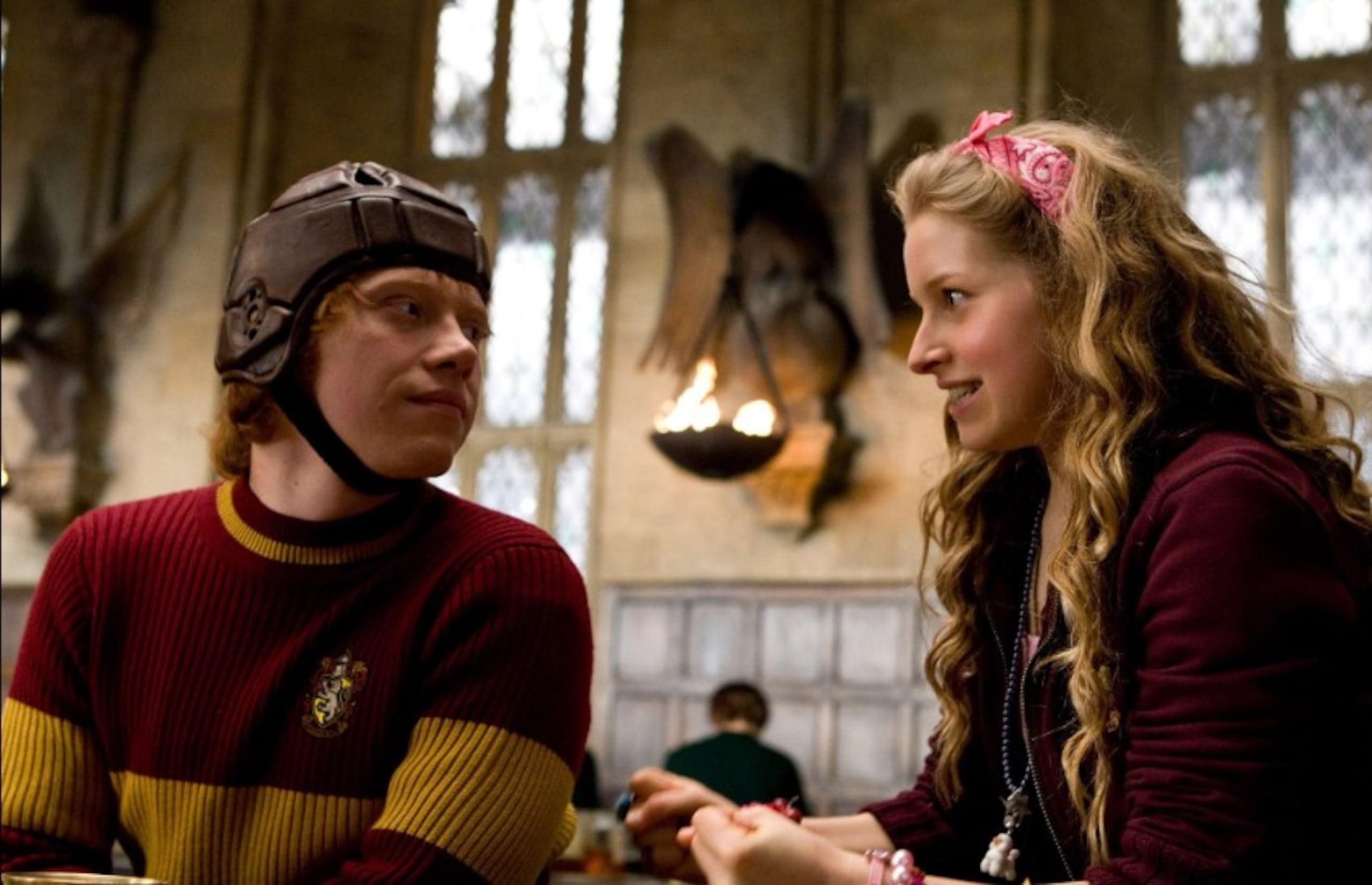 Jessie Cave en una escena de "Harry Potter y el misterio del príncipe".