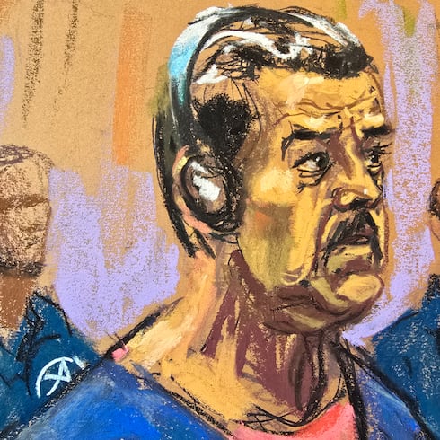 FOTOS: Así captaron a Nicolás Maduro durante su primera audiencia en un tribunal de Nueva York