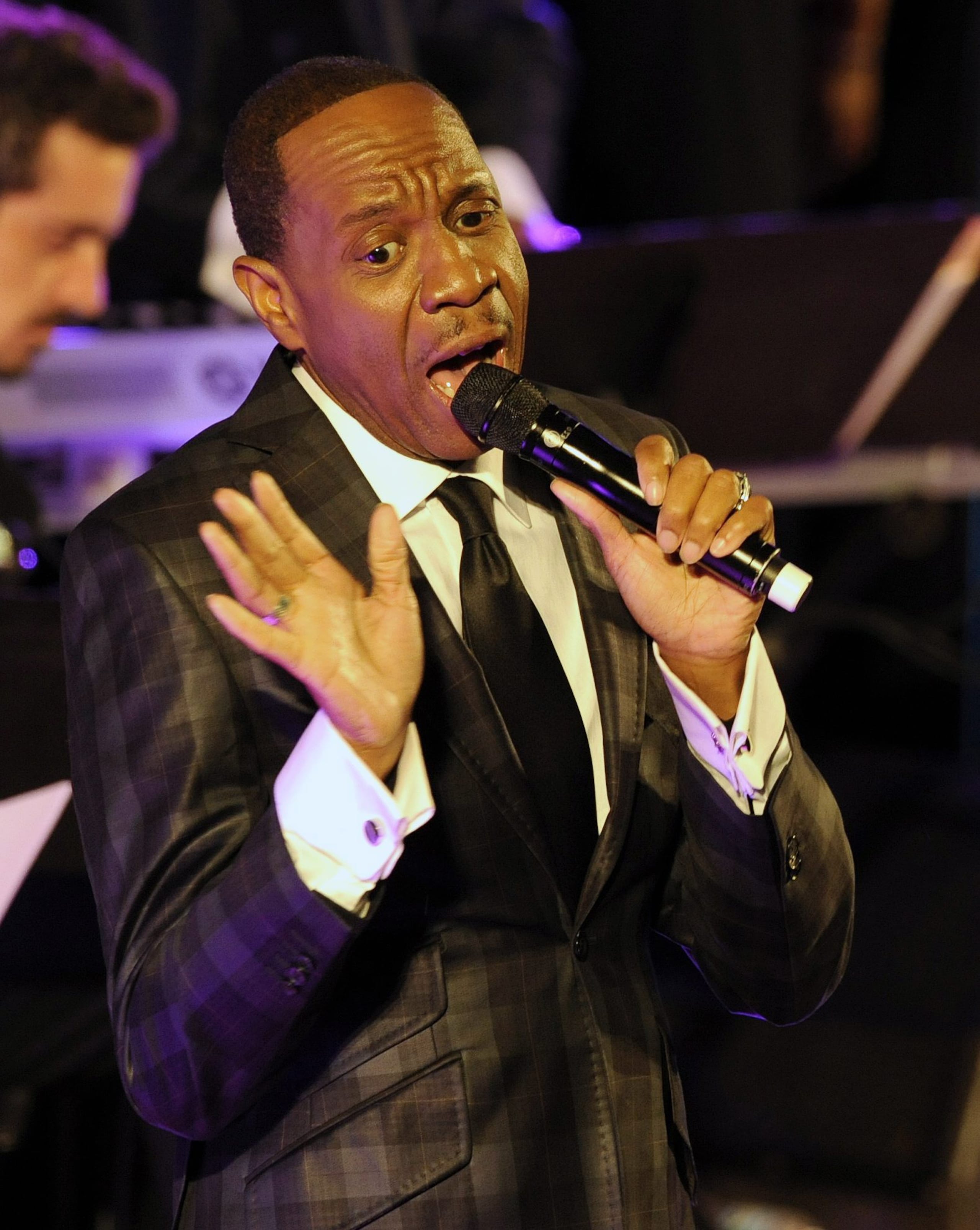 Fotografía de archivo del cantante estadounidense Frederick Anthony 'Freddie' Jackson. EFE/ANDREW GOMBERT