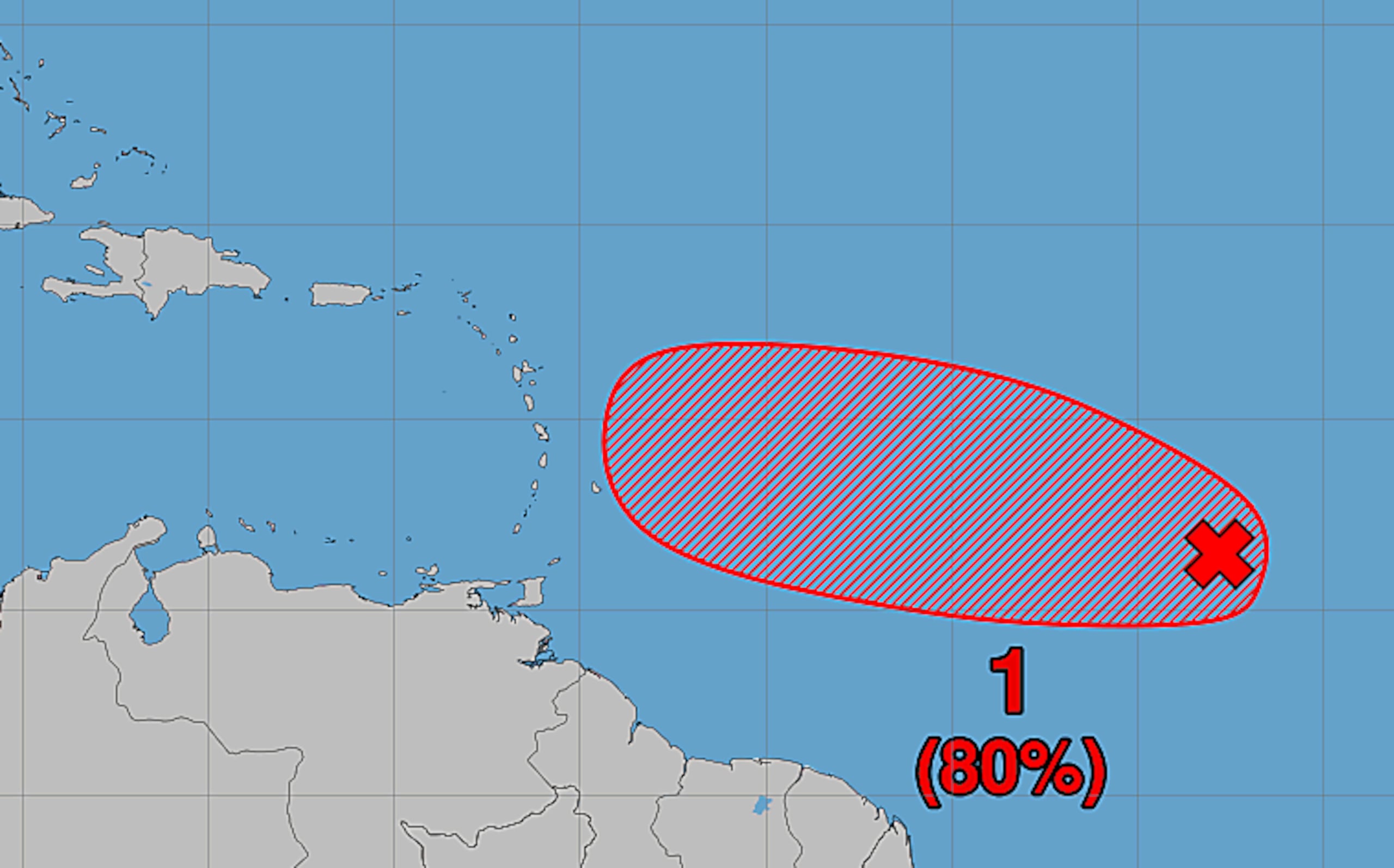 La onda tropical Invest 92L tiene una alta probabilidad de desarrollo ciclónico, de 80%, tanto durante las próximas 48 horas como en los próximos siete días, según el Centro Nacional de Huracanes en Miami.