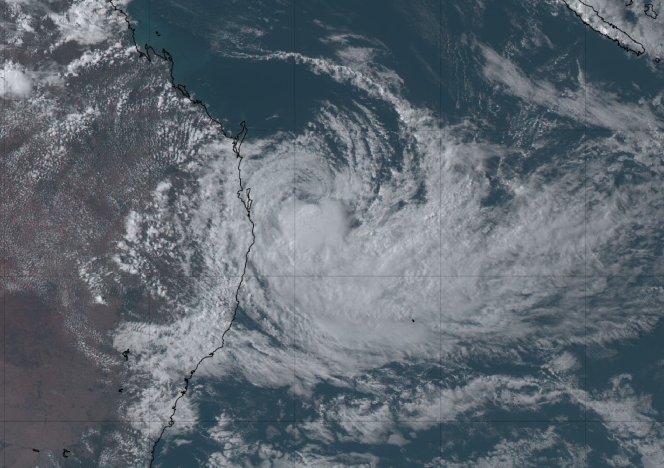 Ciclón en Australia.