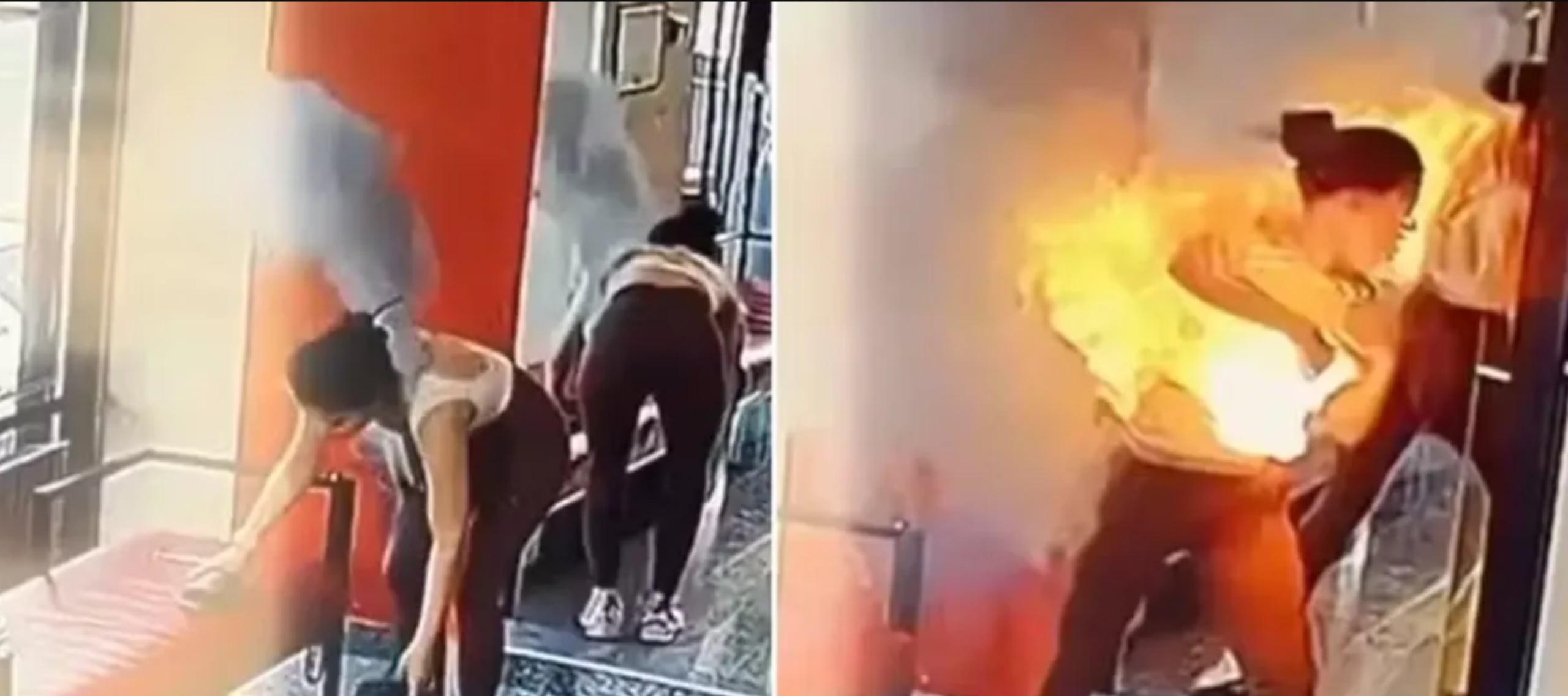 Este fue el angustiante momento.
