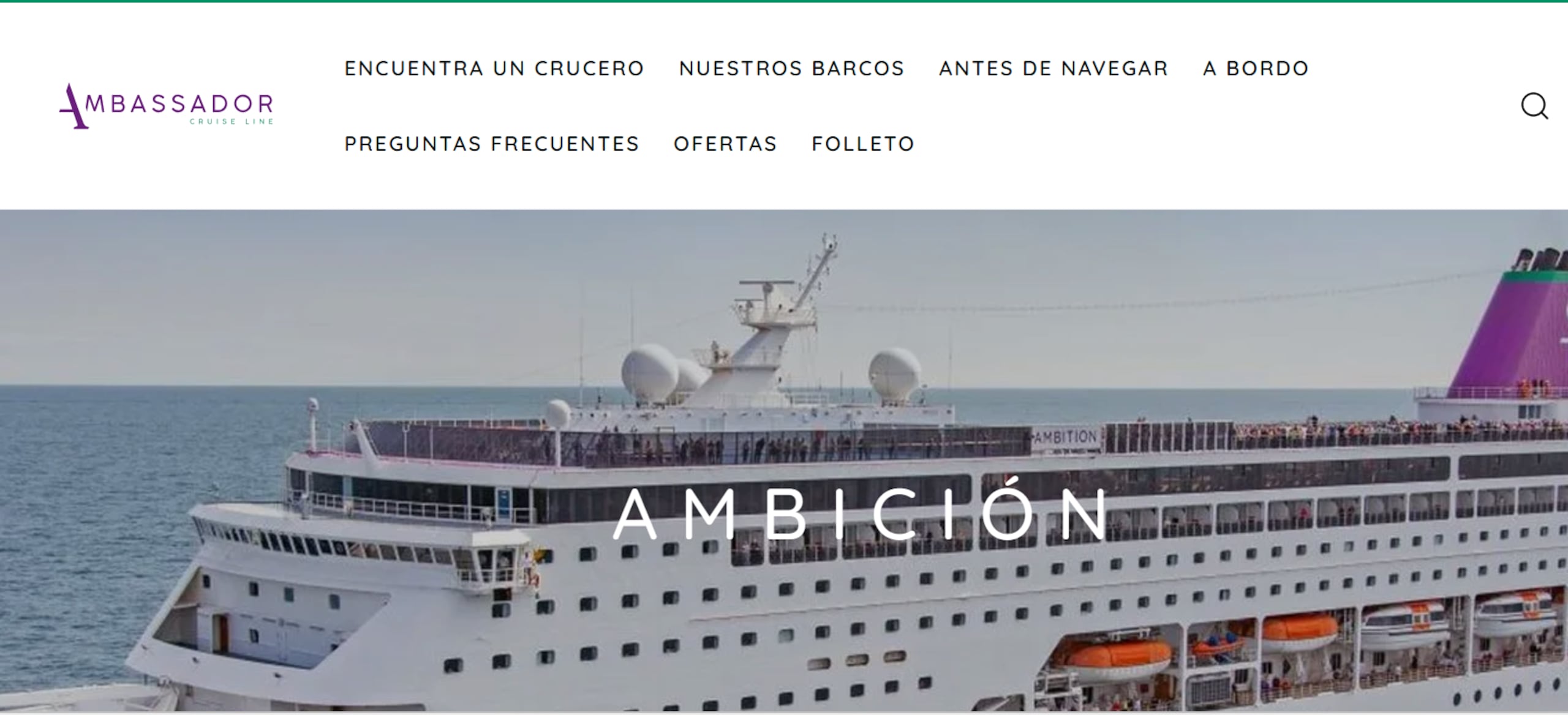 El crucero 'Ambition' tiene unos 1,700 pasajeros confinados.