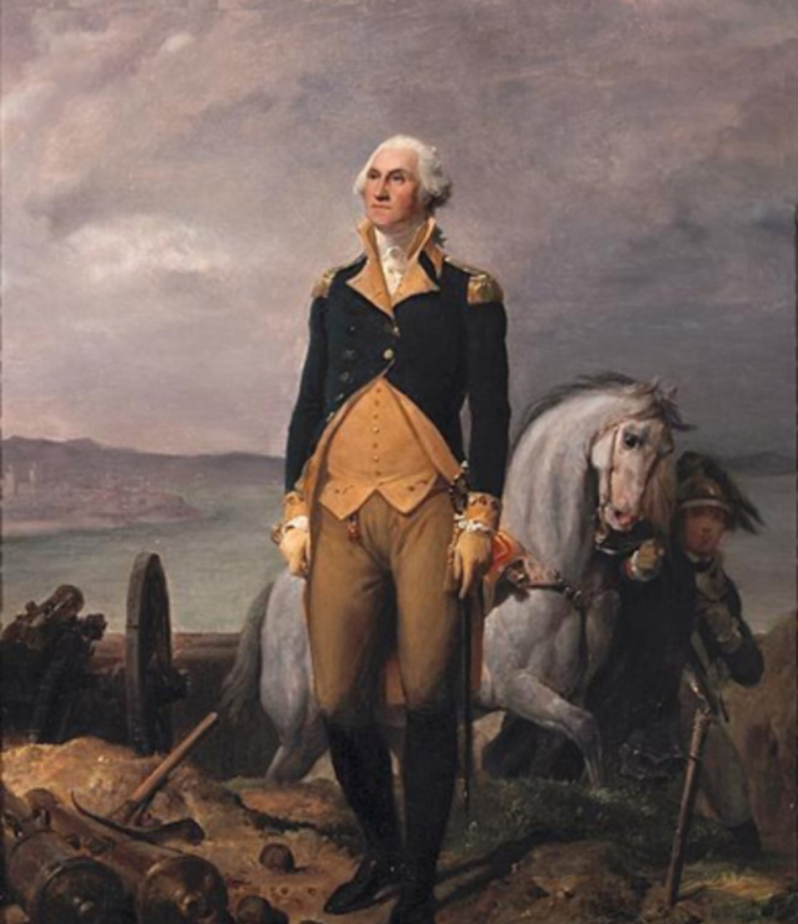 Pintura que inspiró el dólar estadounidense.