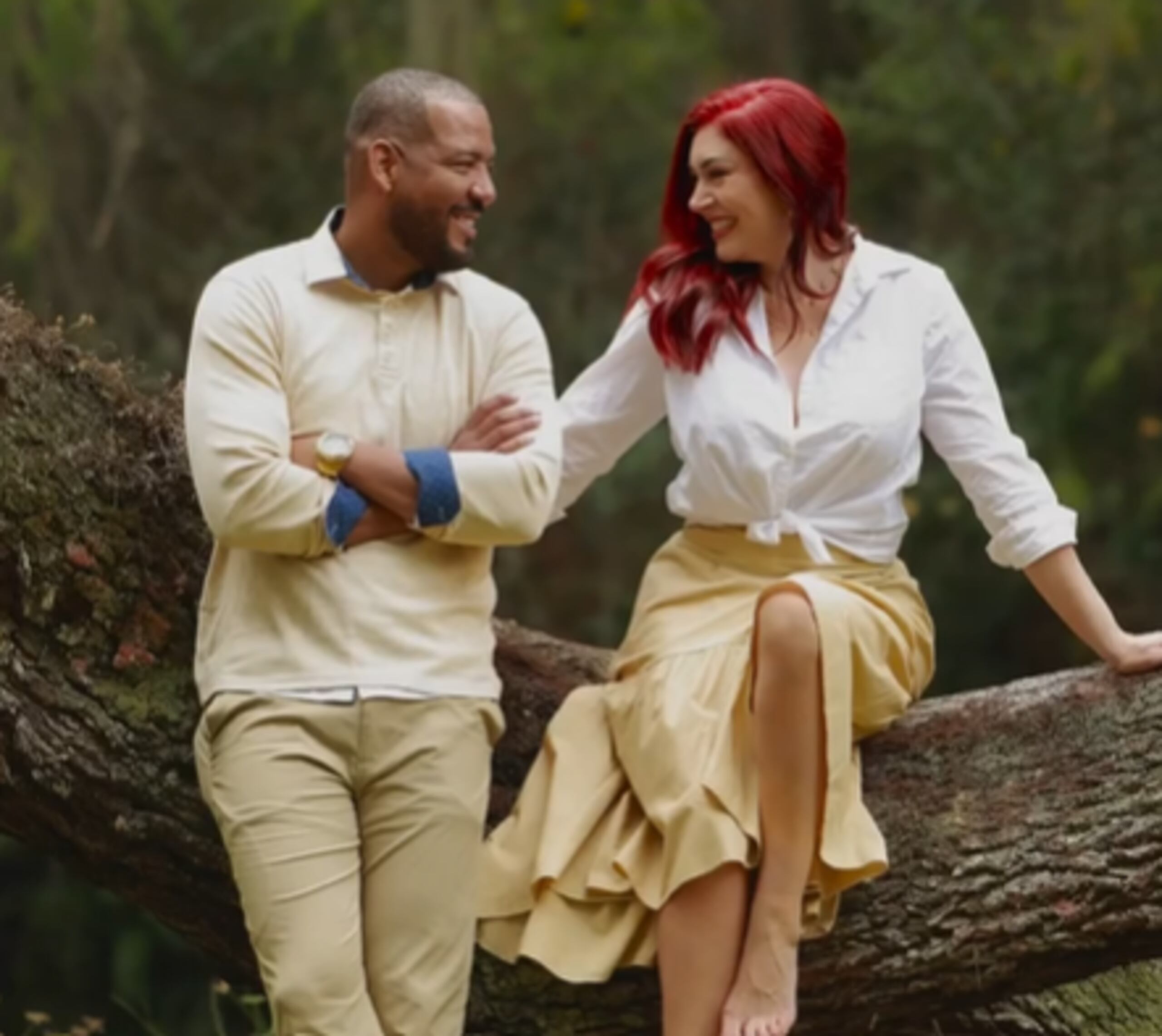 Daniela Droz compartió una imagen con su prometido.