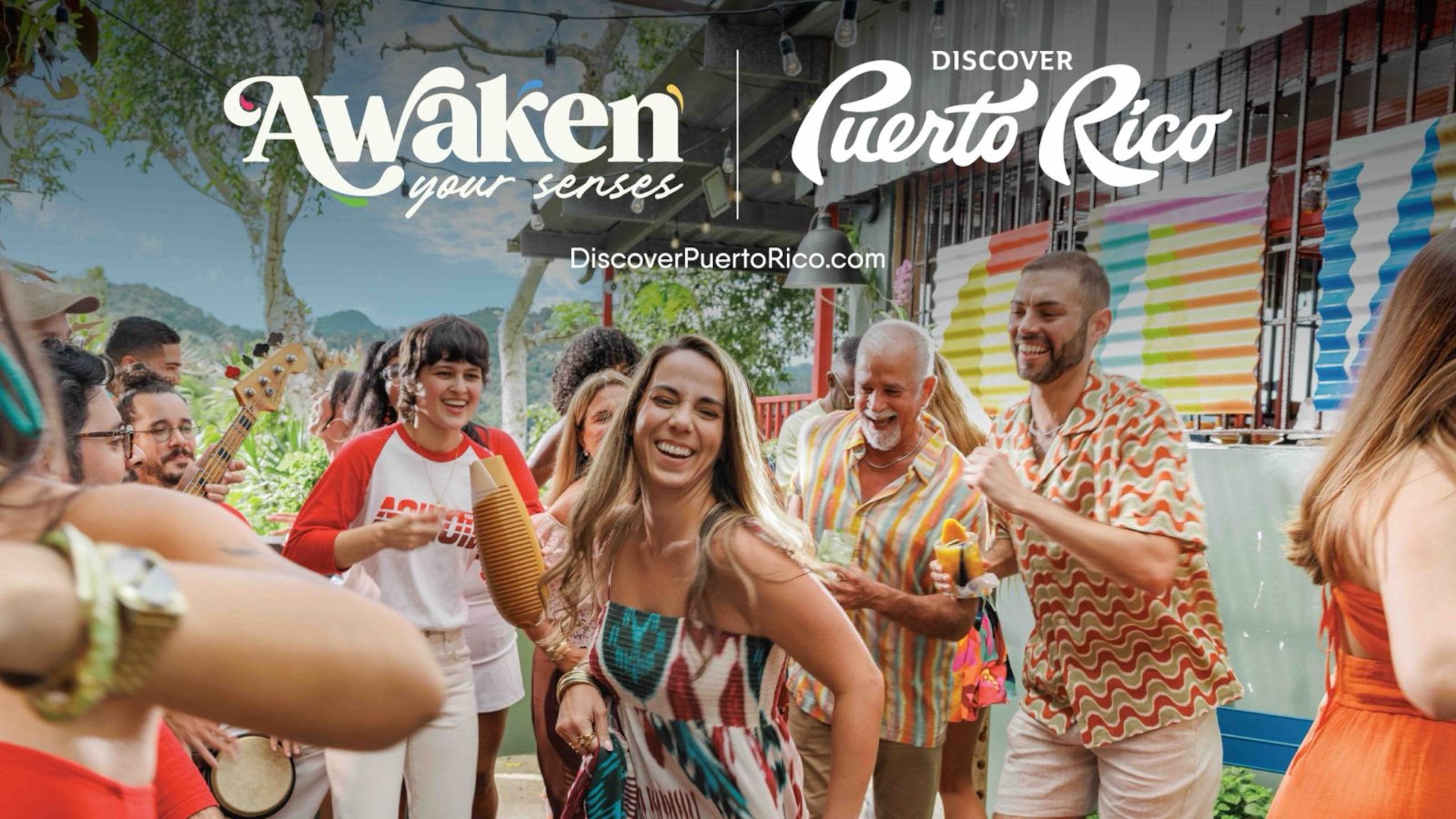 Imagen de la nueva campaña de Discover Puerto Rico, "Awaken Your Senses".