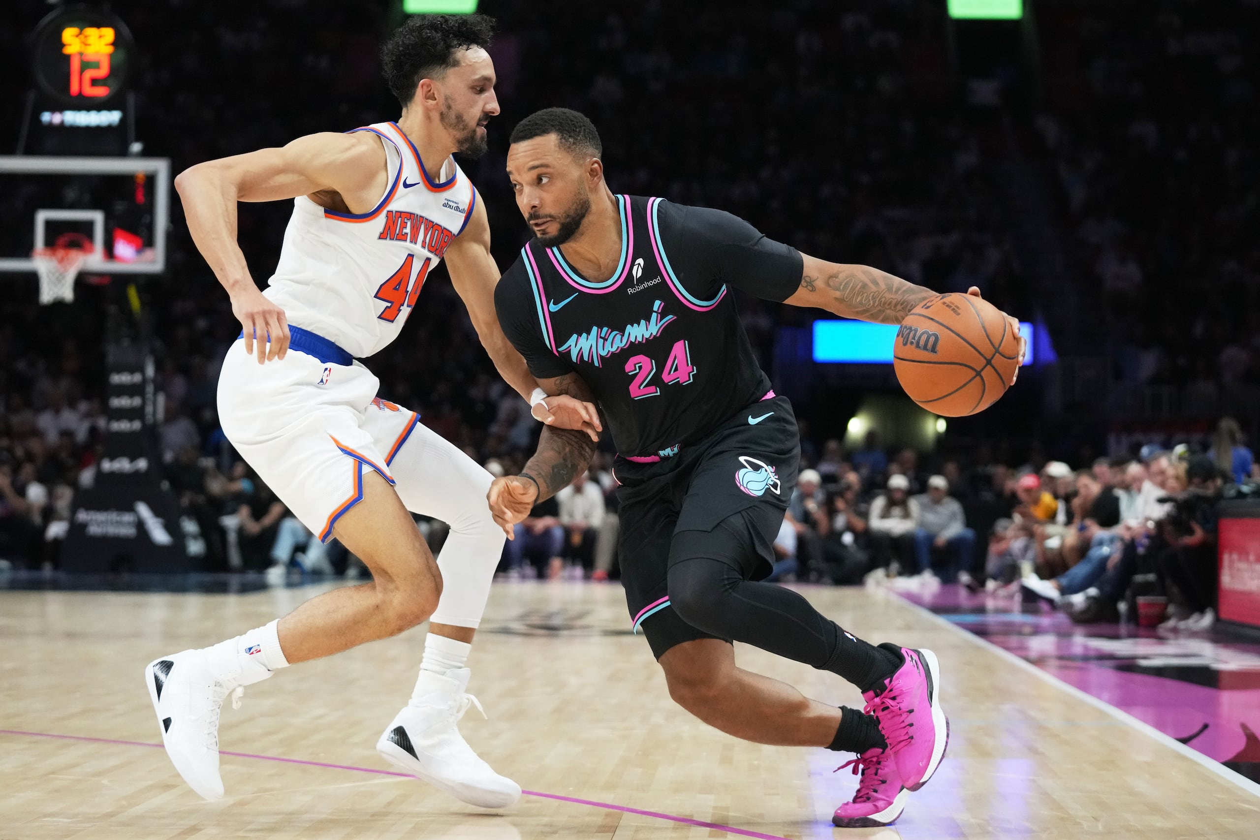 Norman Powell promedia 24.5 puntos por juego con el Heat de Miami.