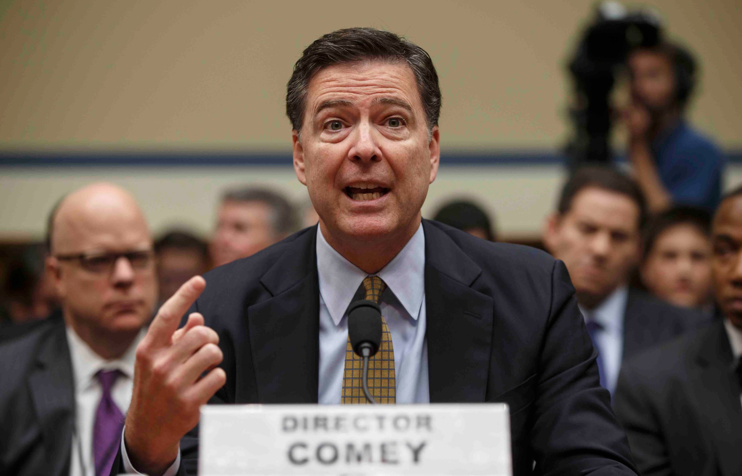 James Comey declaró en la primera audiencia pública realizada en el Congreso sobre el asunto. (AP)