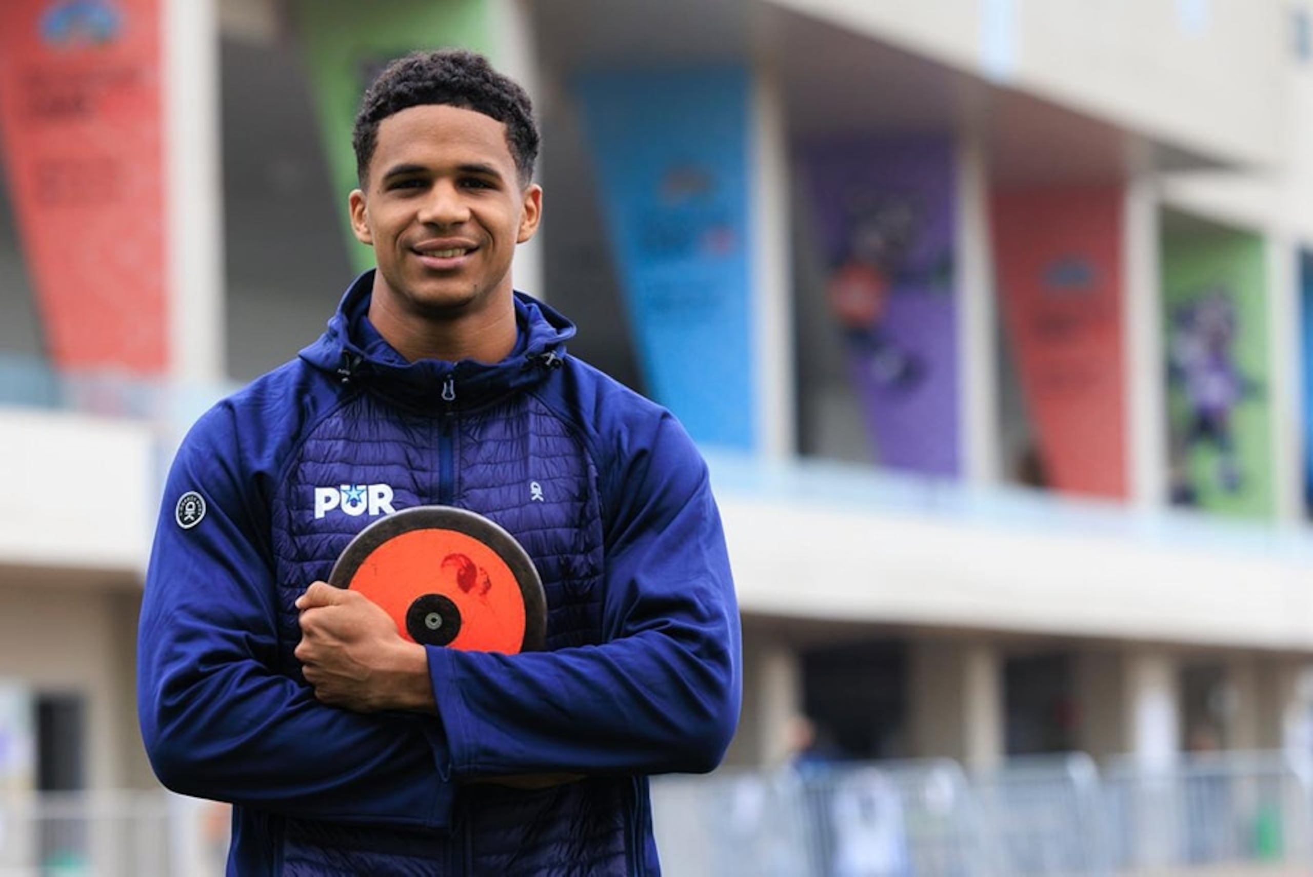 Nathan Villegas, lanzador de disco, Campeonato Mundial de Atletismo Sub-20.