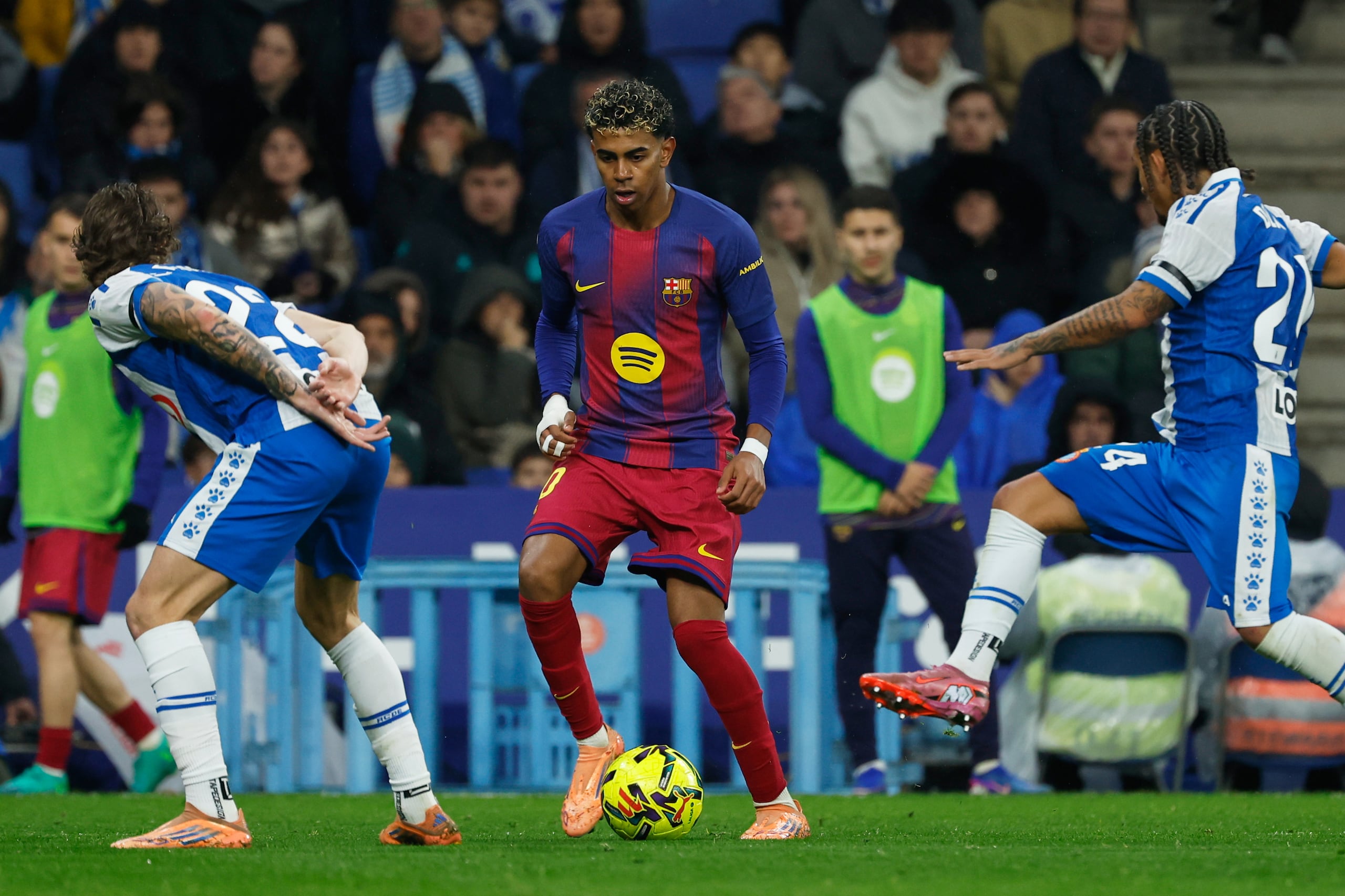 Lamine Yamal se espera sea uno de los jugadores que vista uniforme hoy en el partido semifinal de la Supercopa.