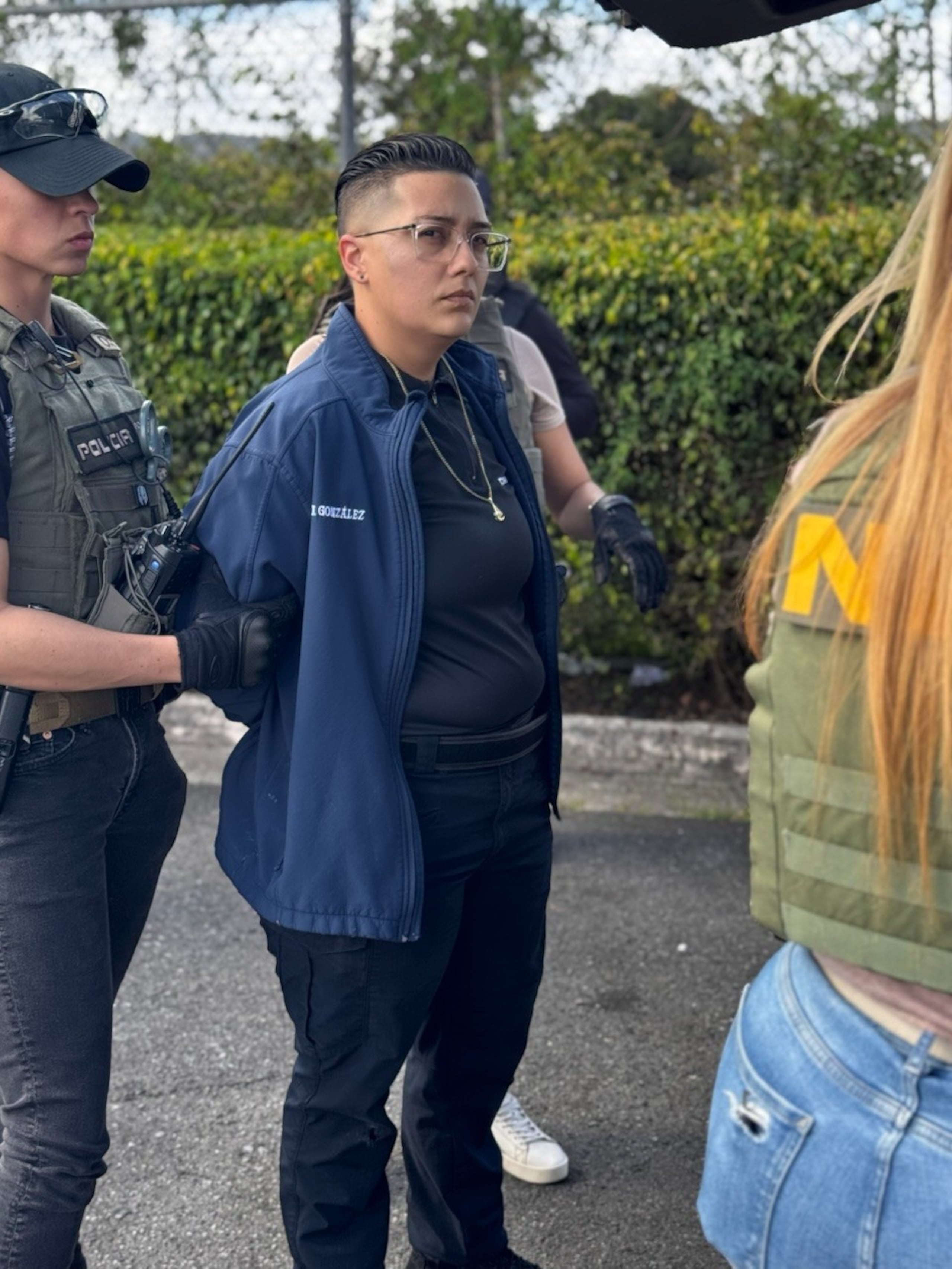 Nashali Roxane González Rodríguez, oficial correccional arrestada por soborno, contrabando, tentativa y conspiración de introducir fentanilo a la cárcel de Guayama