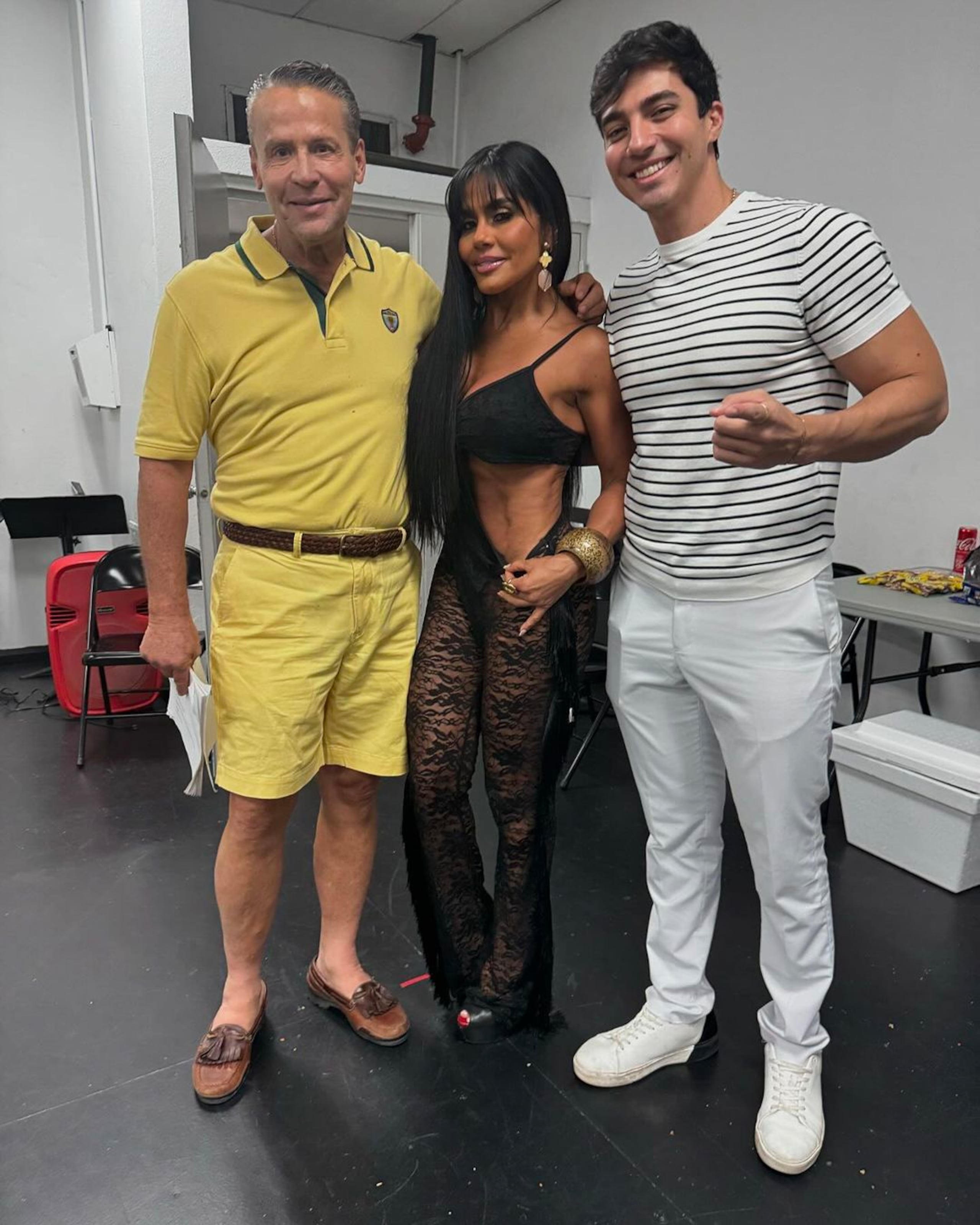 Alfredo Adame, Maripily Rivera y Rodrigo Romeh.