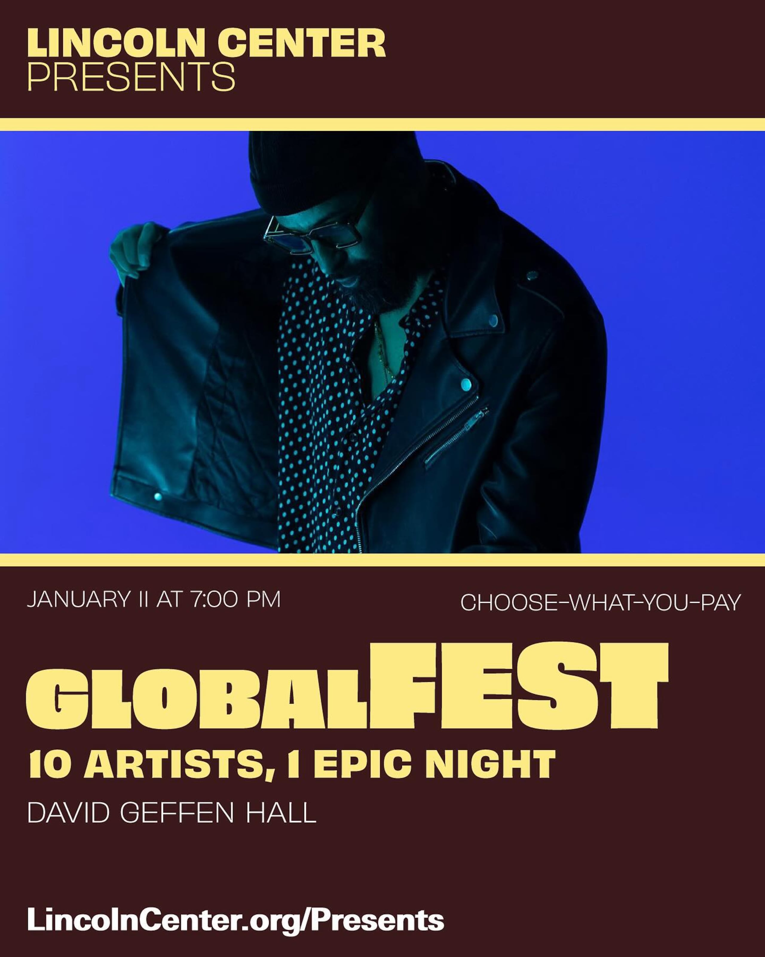 David Rivera se unirá a otros nueve artistas en el evento que tendrá lugar en el David Geffen Hall en Nueva York.