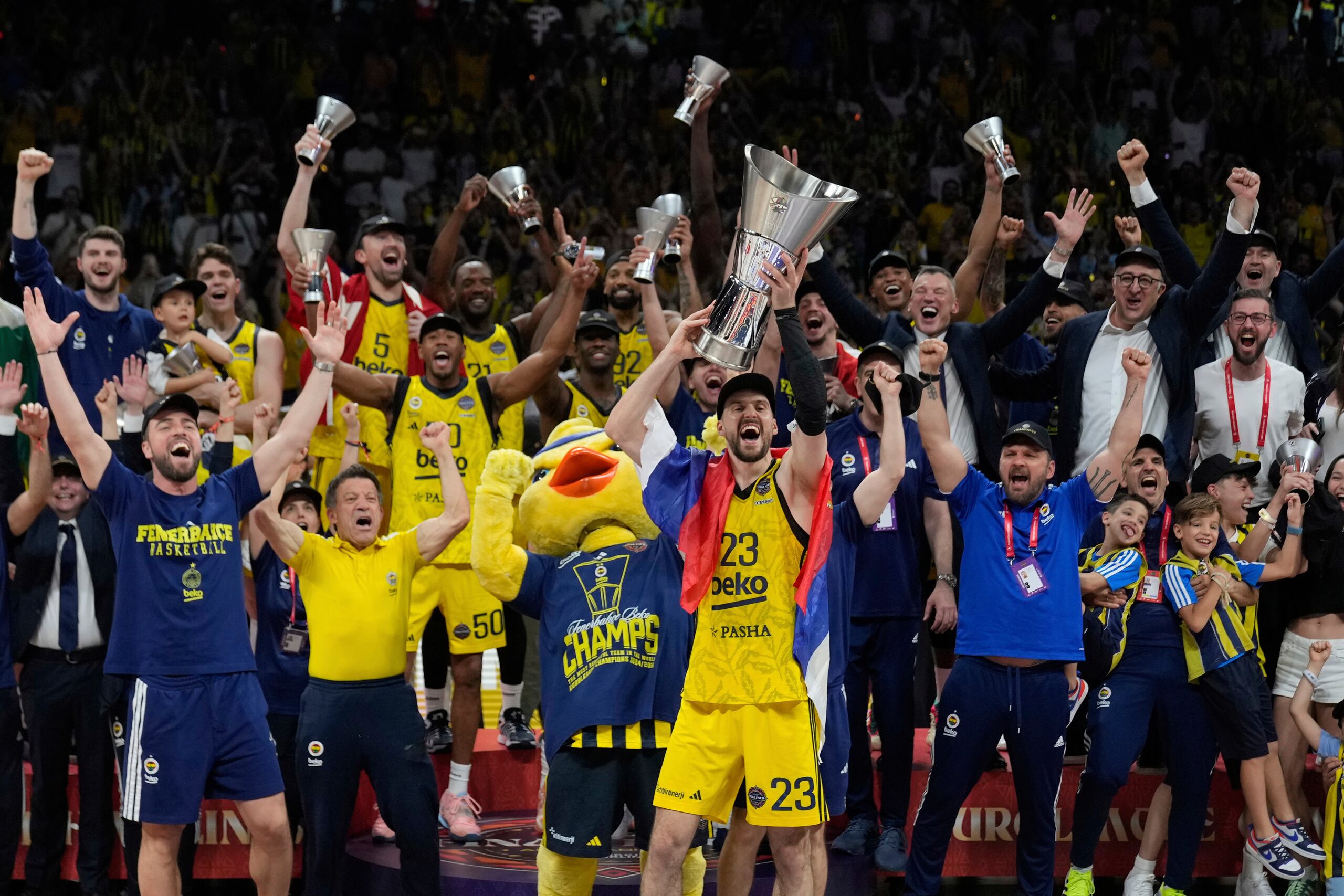 Fenerbahce ganó la Euroliga el año pasado.