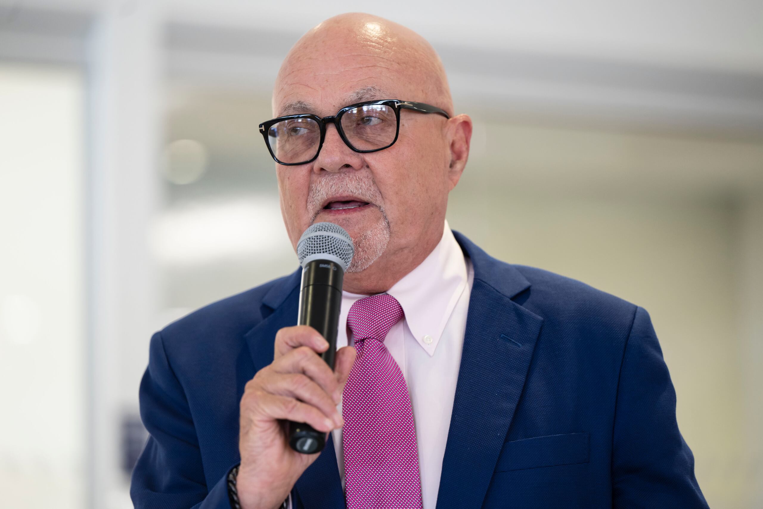 El presidente de la Federación de Béisbol, José Quiles.