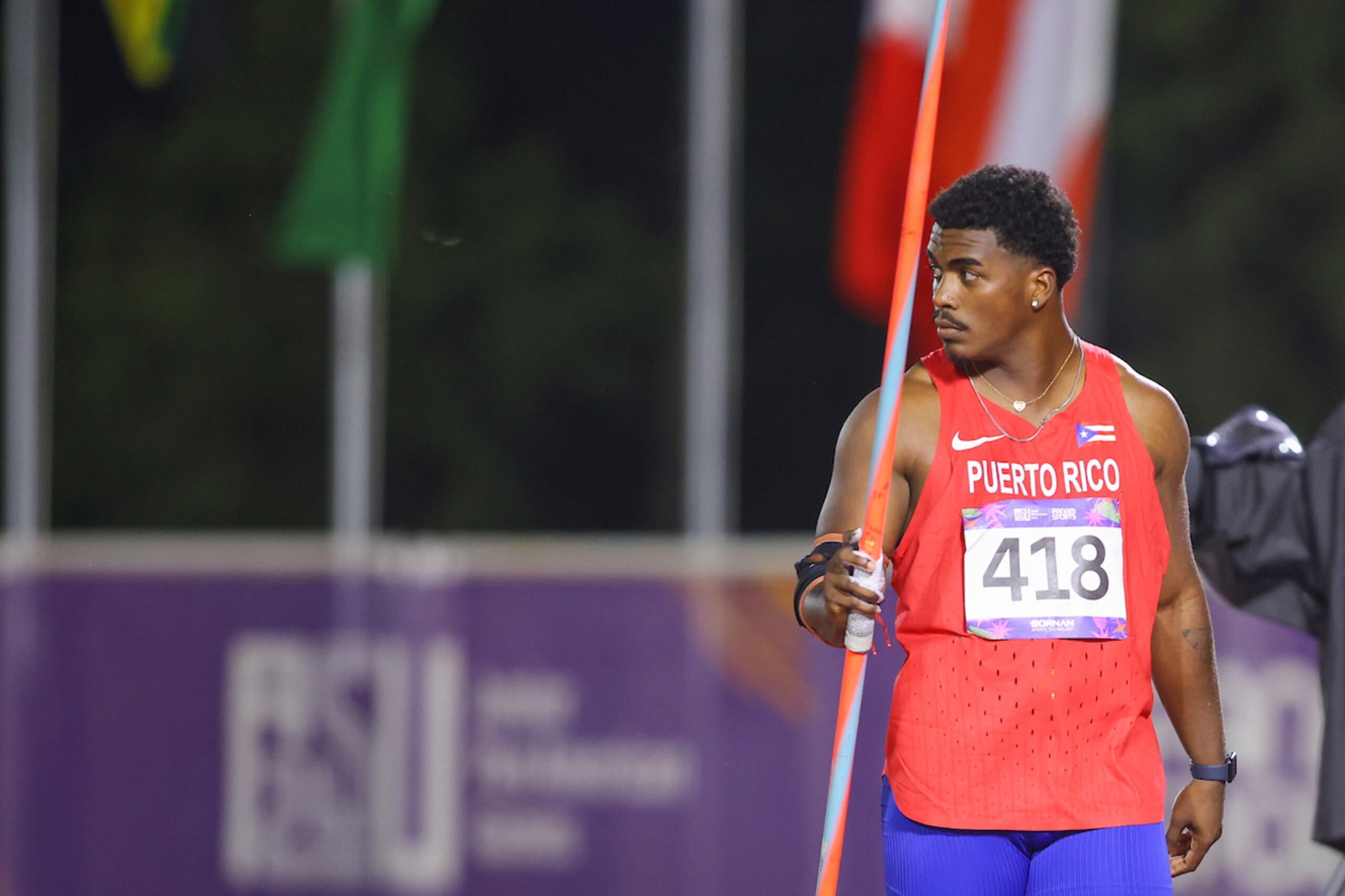 José Santana brilló en el lanzamiento de jabalina con un quinto lugar y marca de 69.10 metros, que le otorgó Diploma Panamericano.