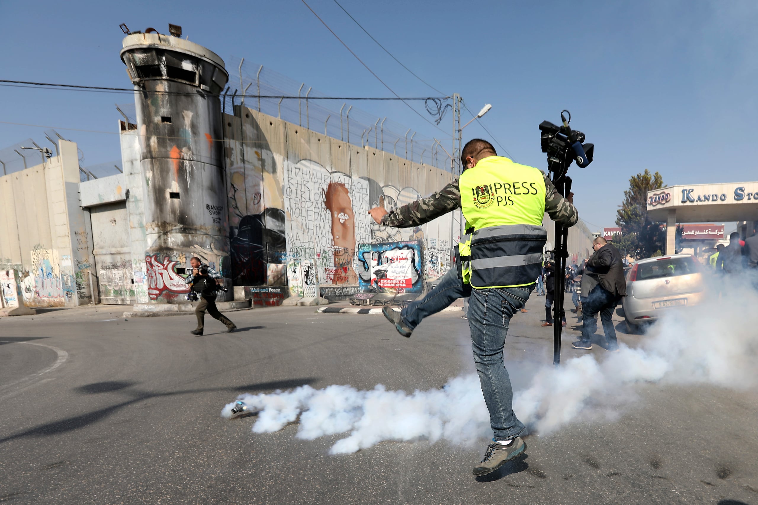 De los 61, 15 fueron detenidos en los primeros ochos meses de 2023 y otros 46 tras estallar el conflicto con Hamás. (EFE/EPA/ABED AL HASHLAMOUN)