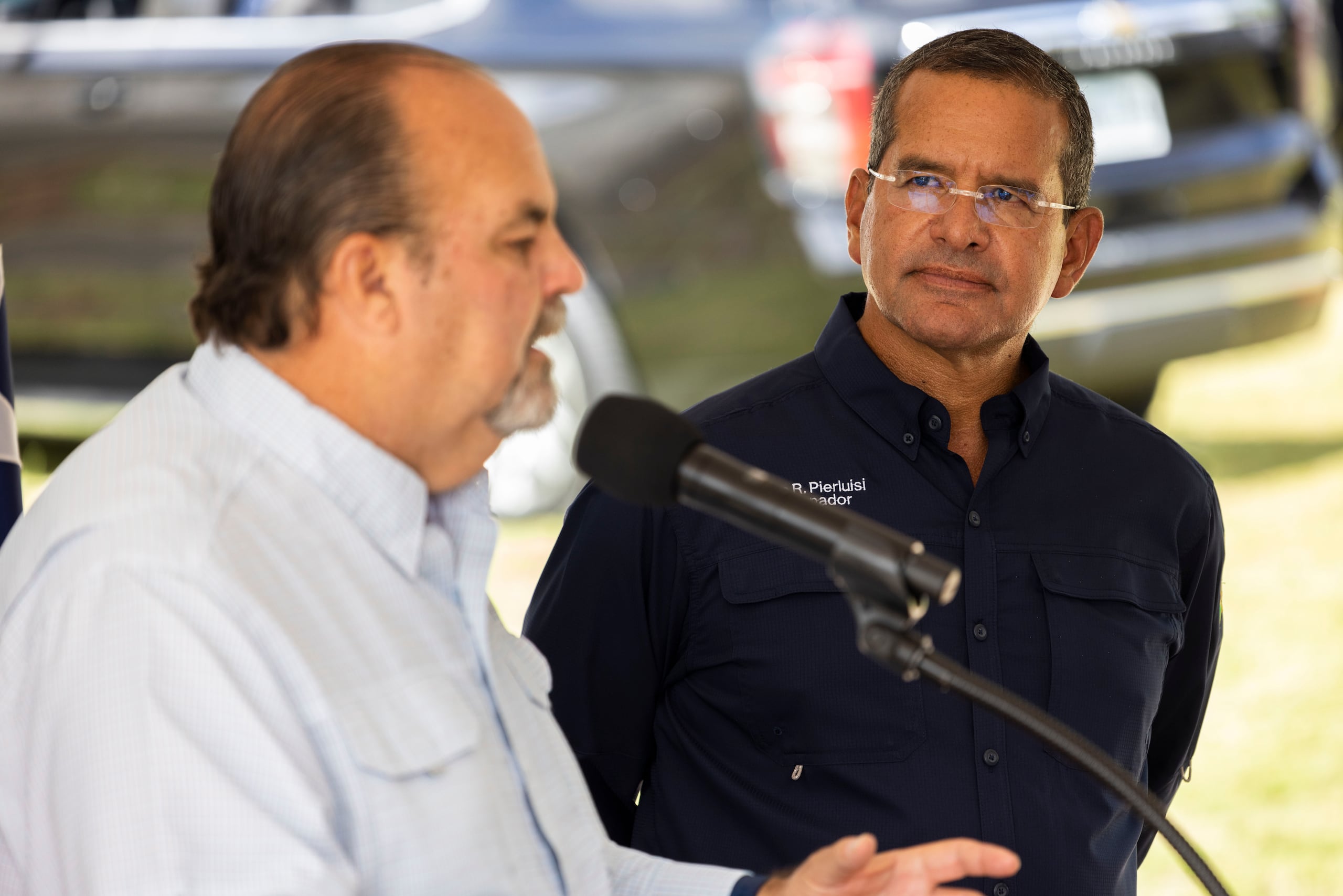 El secretario de Agricultura, Ramón González y el gobernador, Pedro Pierluisi
FOTO POR: josian.bruno@gfrmedia.com
Josian Bruno / GFR Media