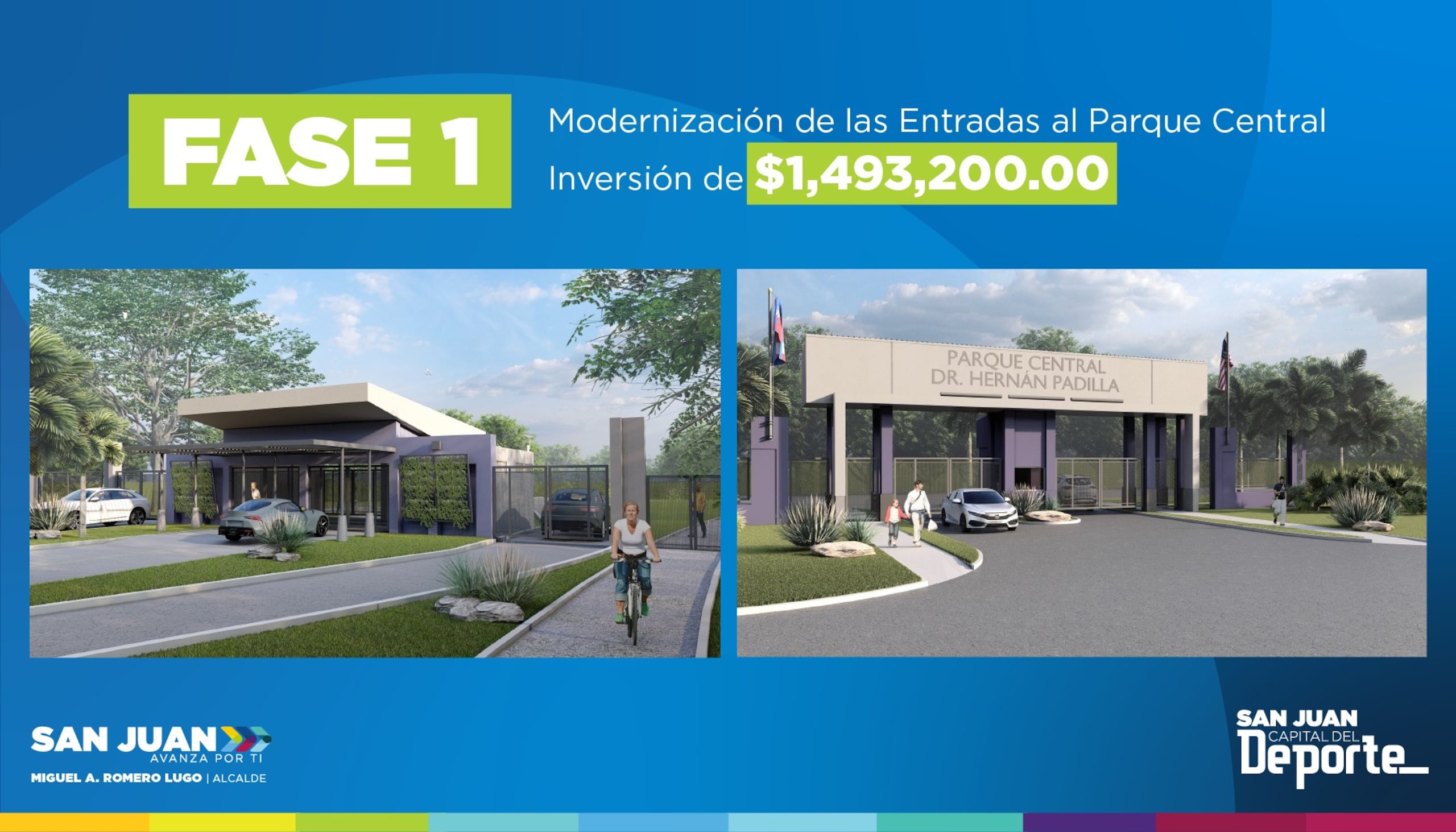 El Parque Central recibe 60 mil visitantes mensuales.