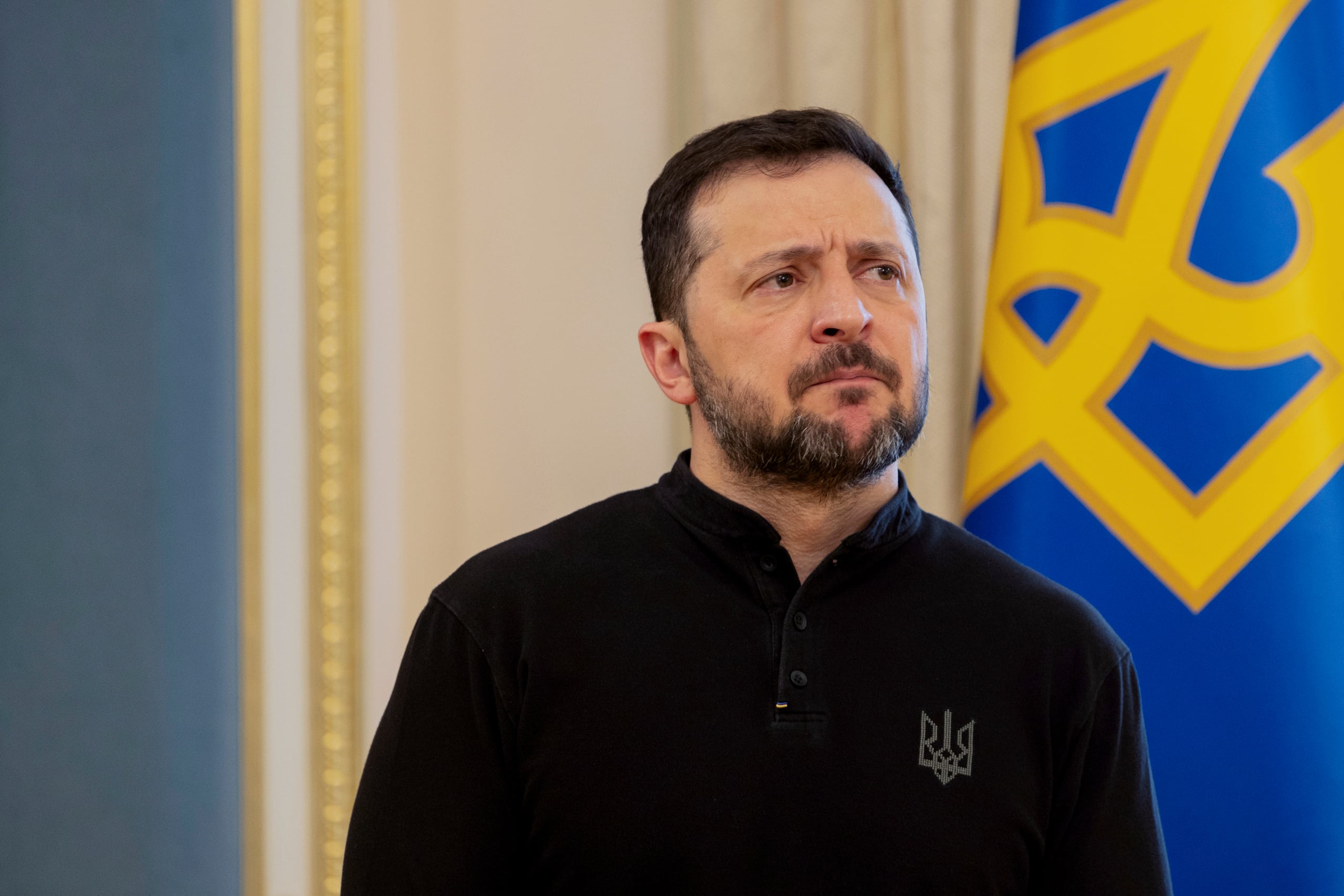 El presidente de Ucrania, Volodymyr Zelenski.