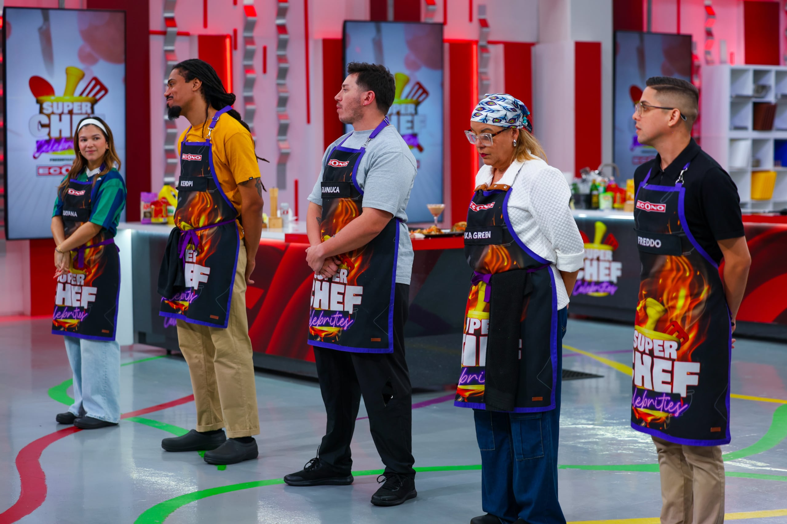 Las estrellas les tocó sumergirse a diversos platos de la alta cocina.