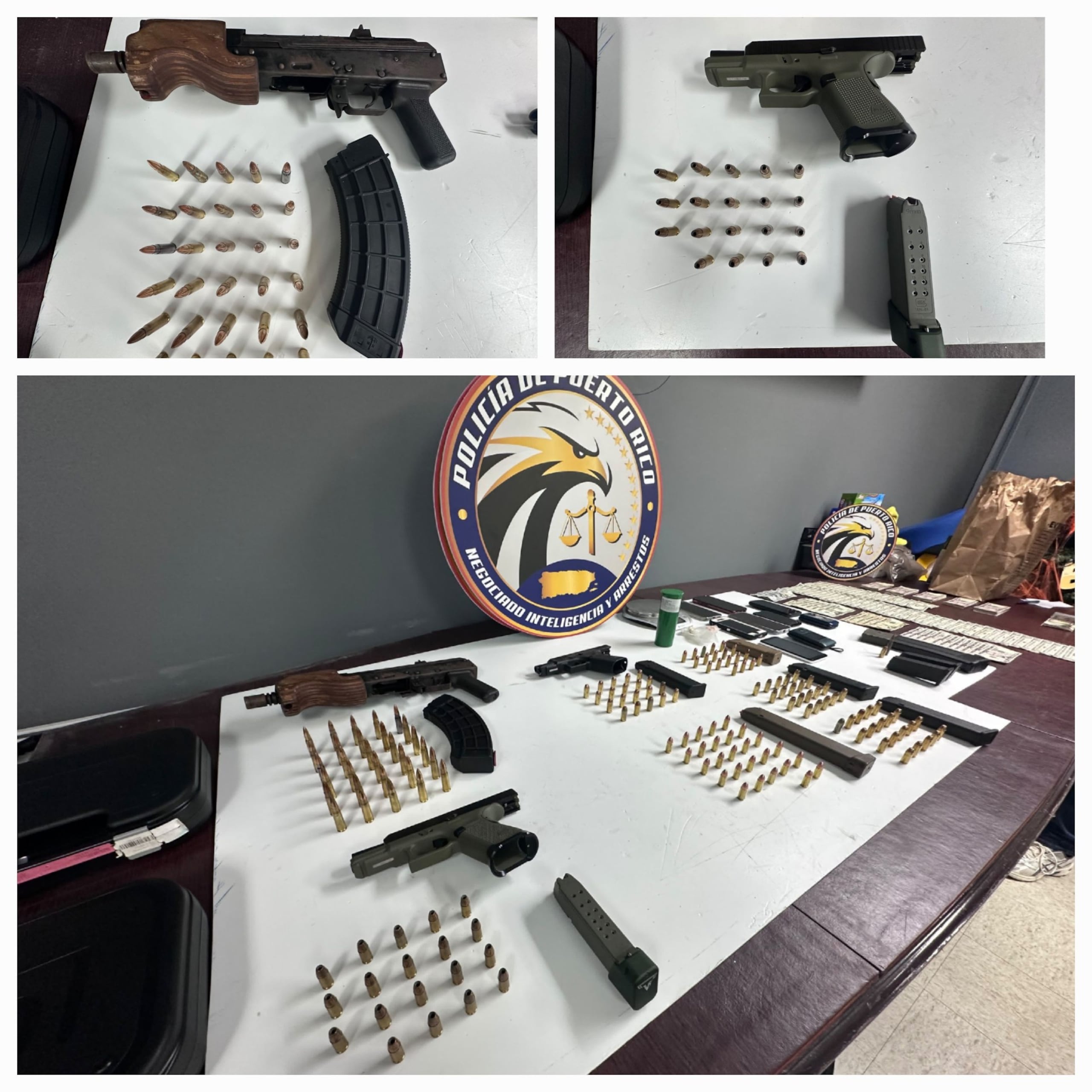 Resultados de dos allanamientos diligenciados en los callejones Corea y Crispín, del barrio Monacillos en Puerto Nuevo.