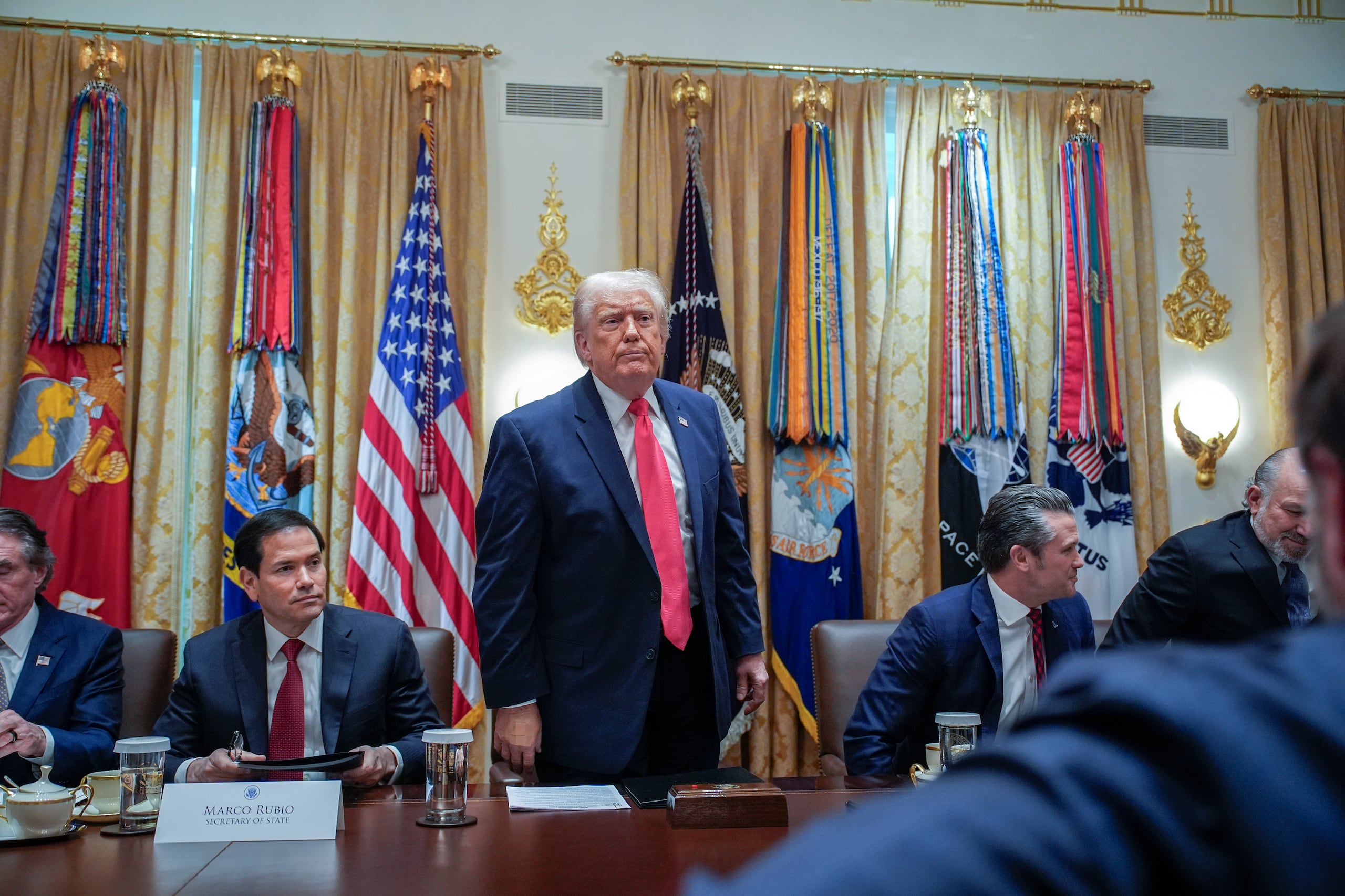 El presidente de Estados Unidos, Donald Trump. (EFE/EPA/YURI GRIPAS/POOL)