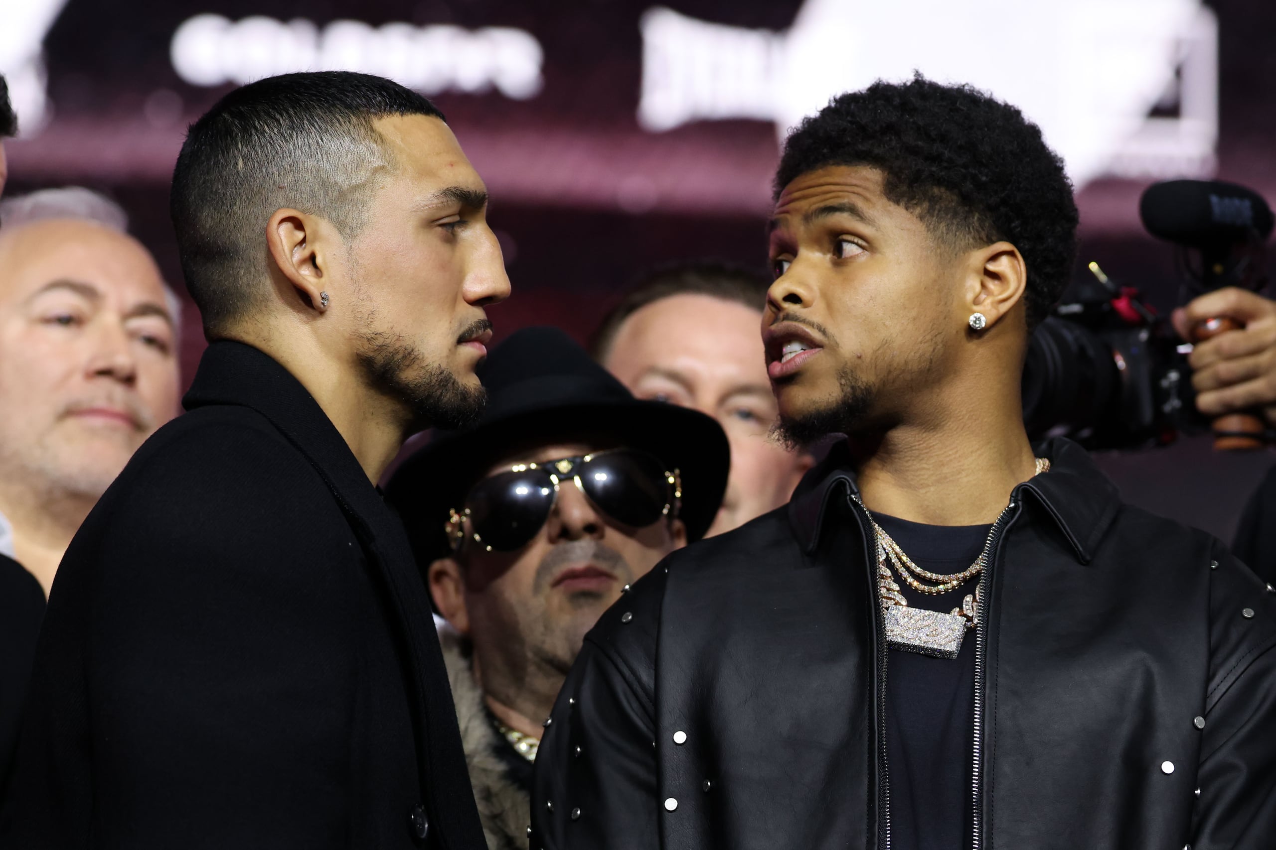 Teofimo Lopez y Shakur Stevenson se ven las caras rumbo a su esperada pelea.