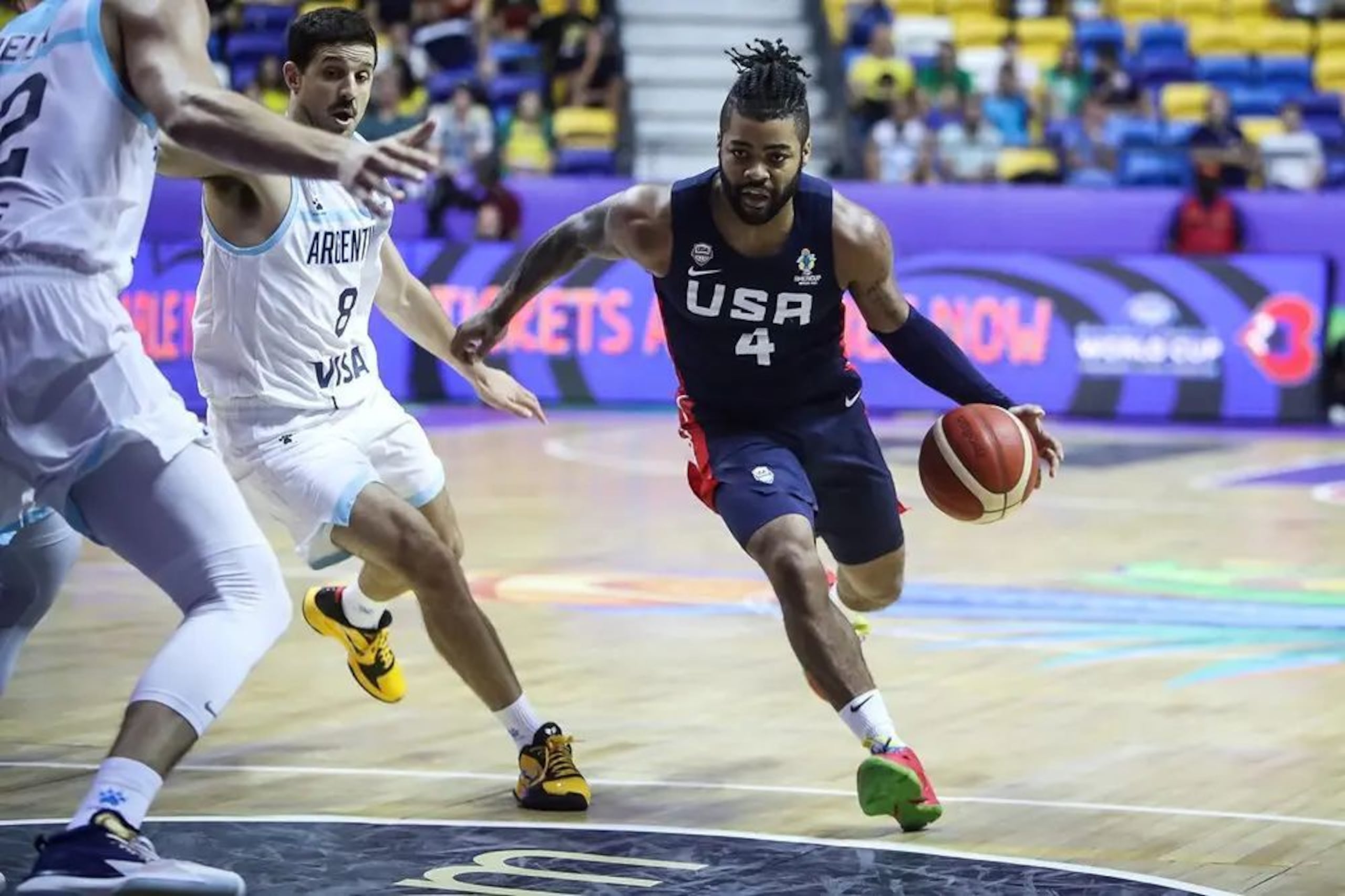 Frank Mason III ha visto acción también con la selección de Estados Unidos en eventos de la FIBA.