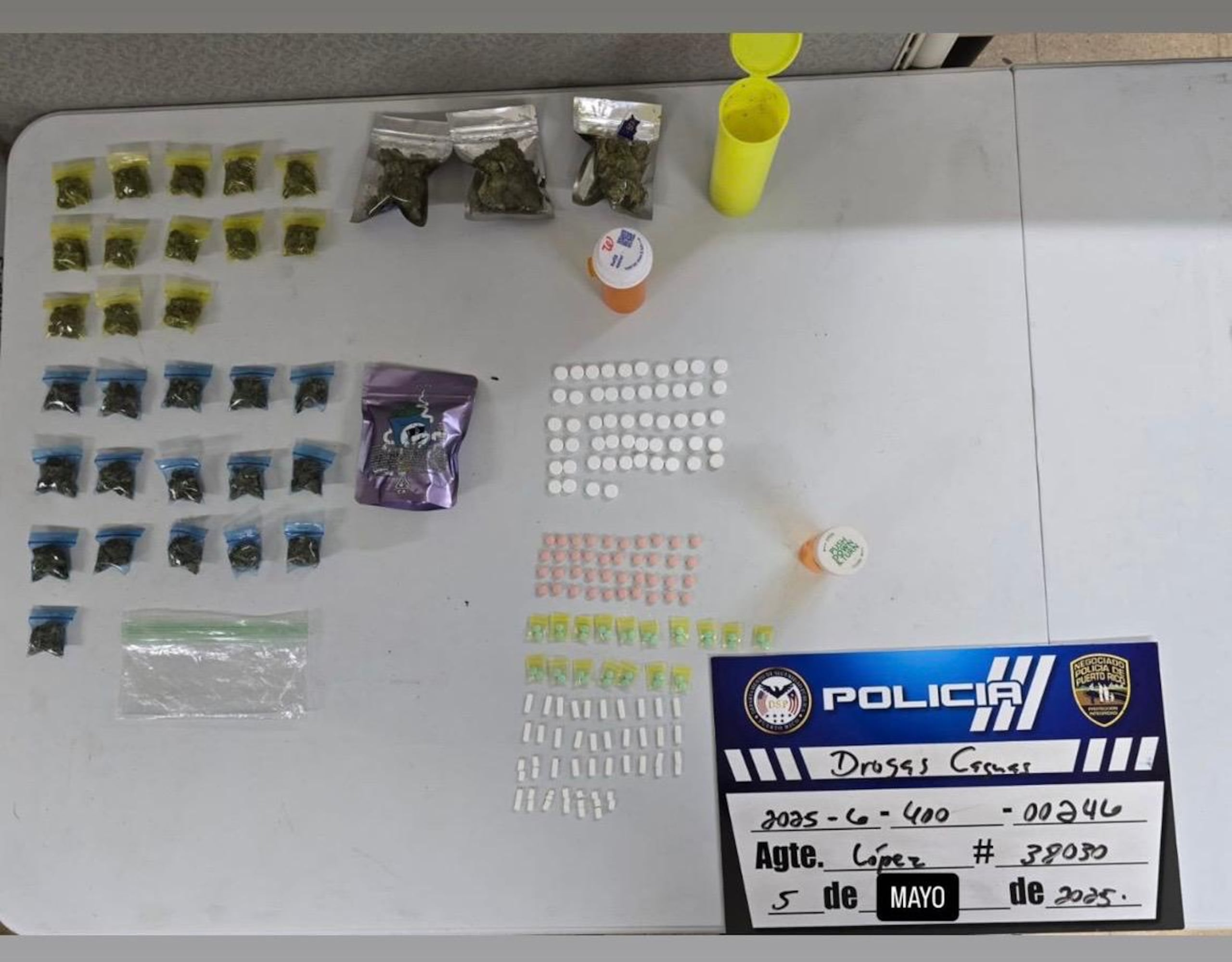 Drogas ocupadas en Caguas.