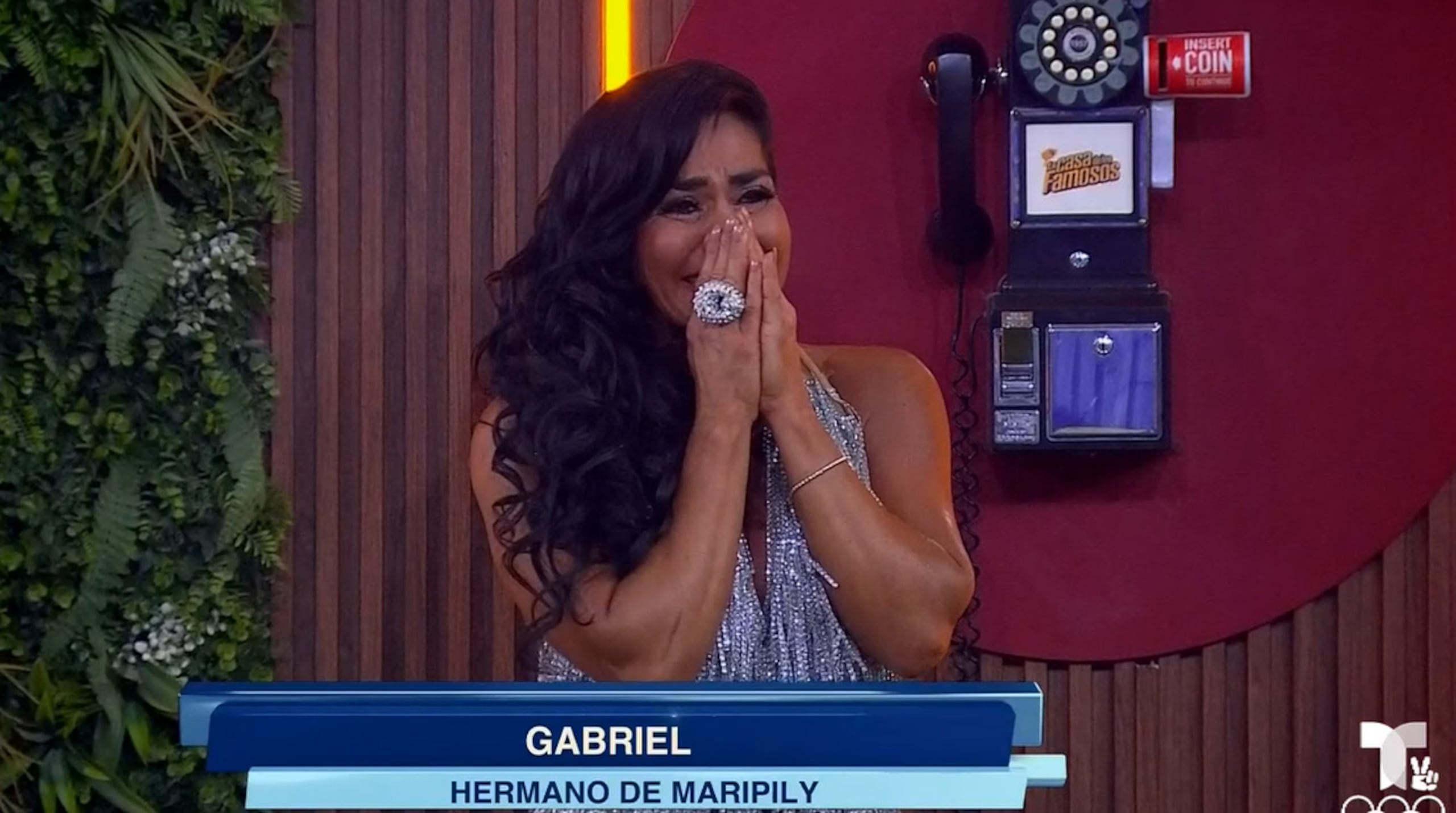 Maripily se emociona al hablar con su hermano en La casa de los famosos.