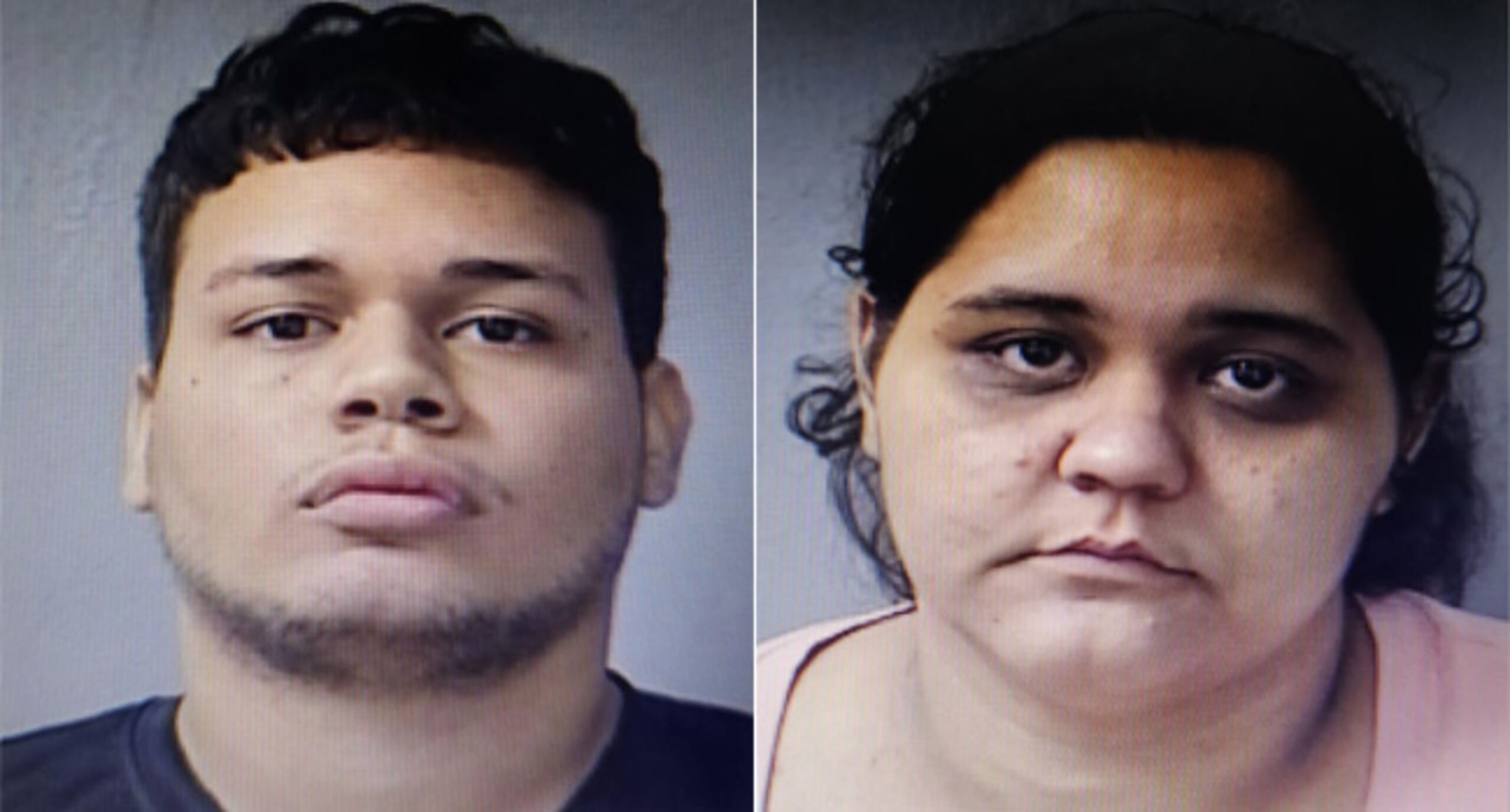 Jovani Aponte Ríos y Yaniré Roque Lupiáñez, padrastro y madre de niña de 1 año abusada y asesinada en Aibonito.