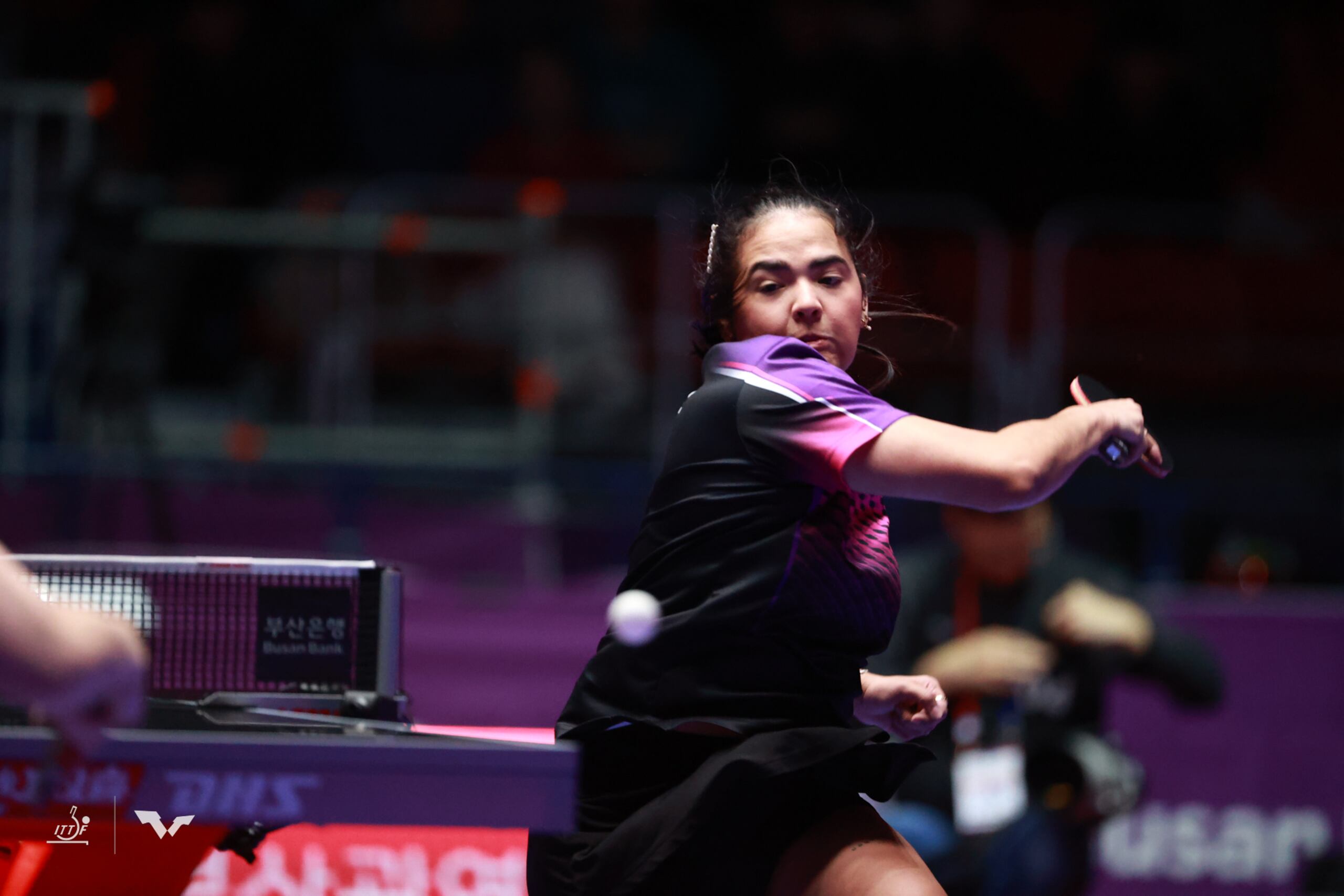 Adriana Díaz jugó, de manera individual, para balance de 7-1 en el Mundial por Equipos.