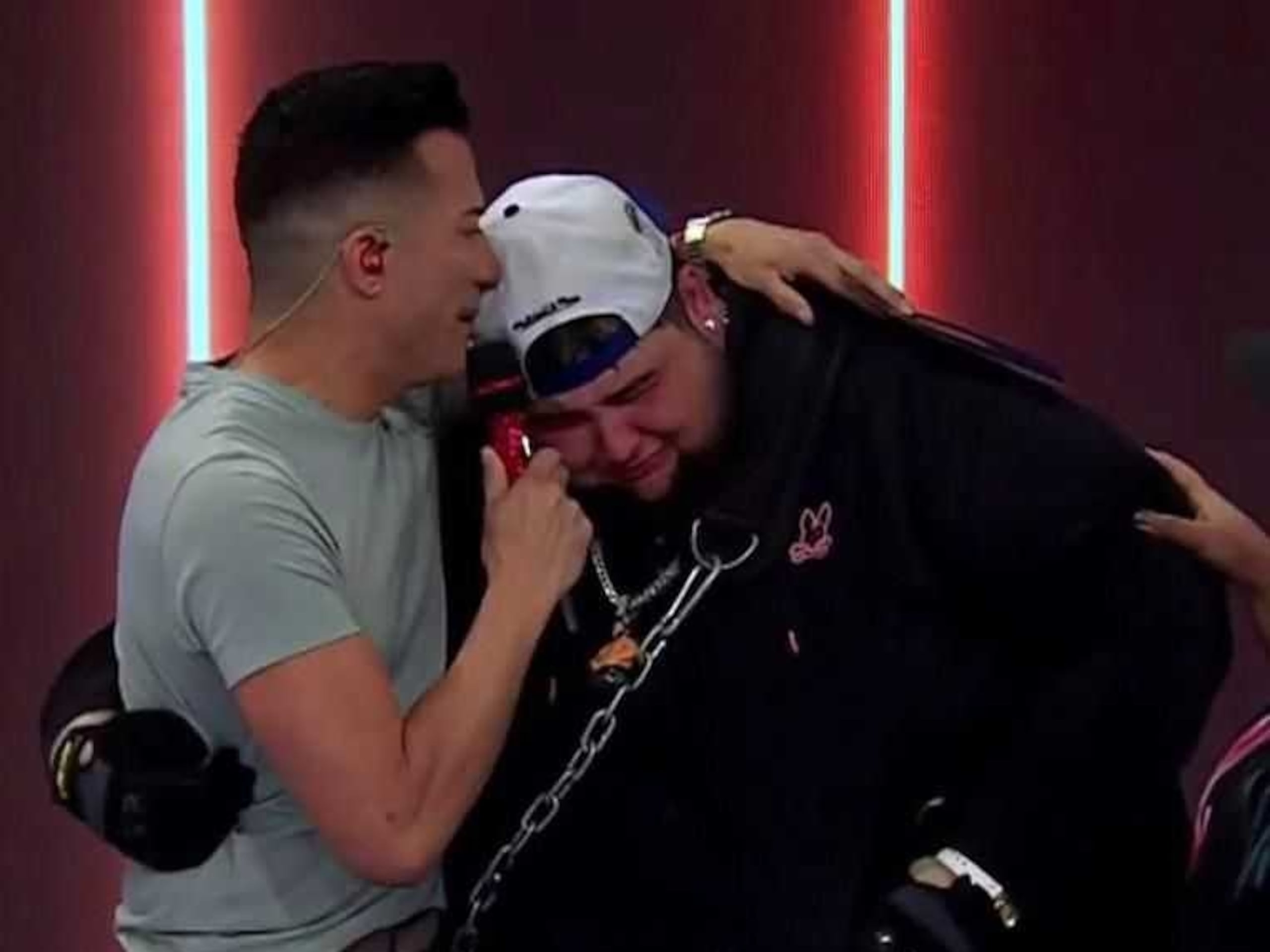 Edwin Marrero (Mondongo), se conmovió junto a Alex DJ.