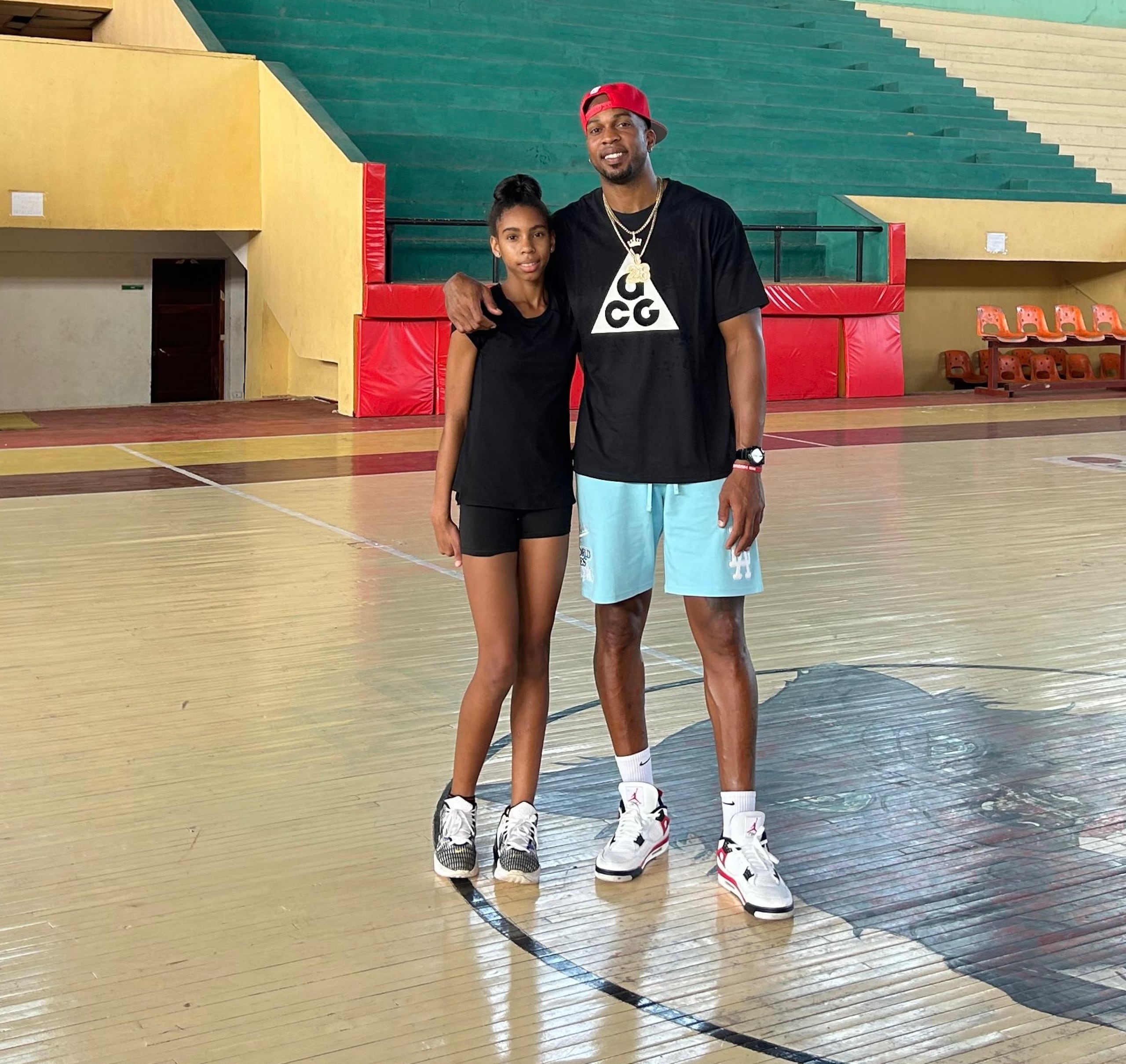 Ysmael Romero y su hija Danila Daniela.