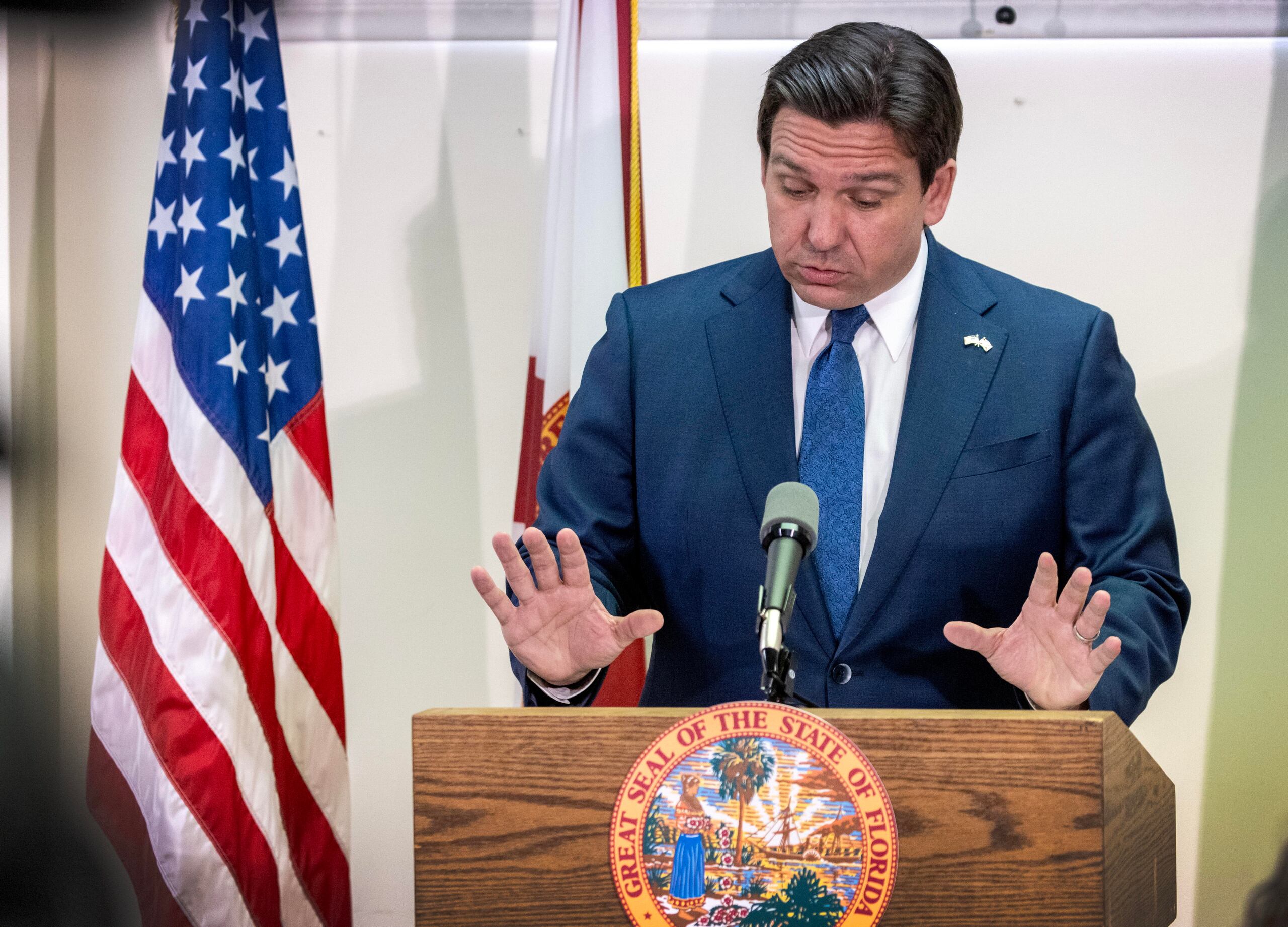 El gobernador de Florida, Ron DeSantis