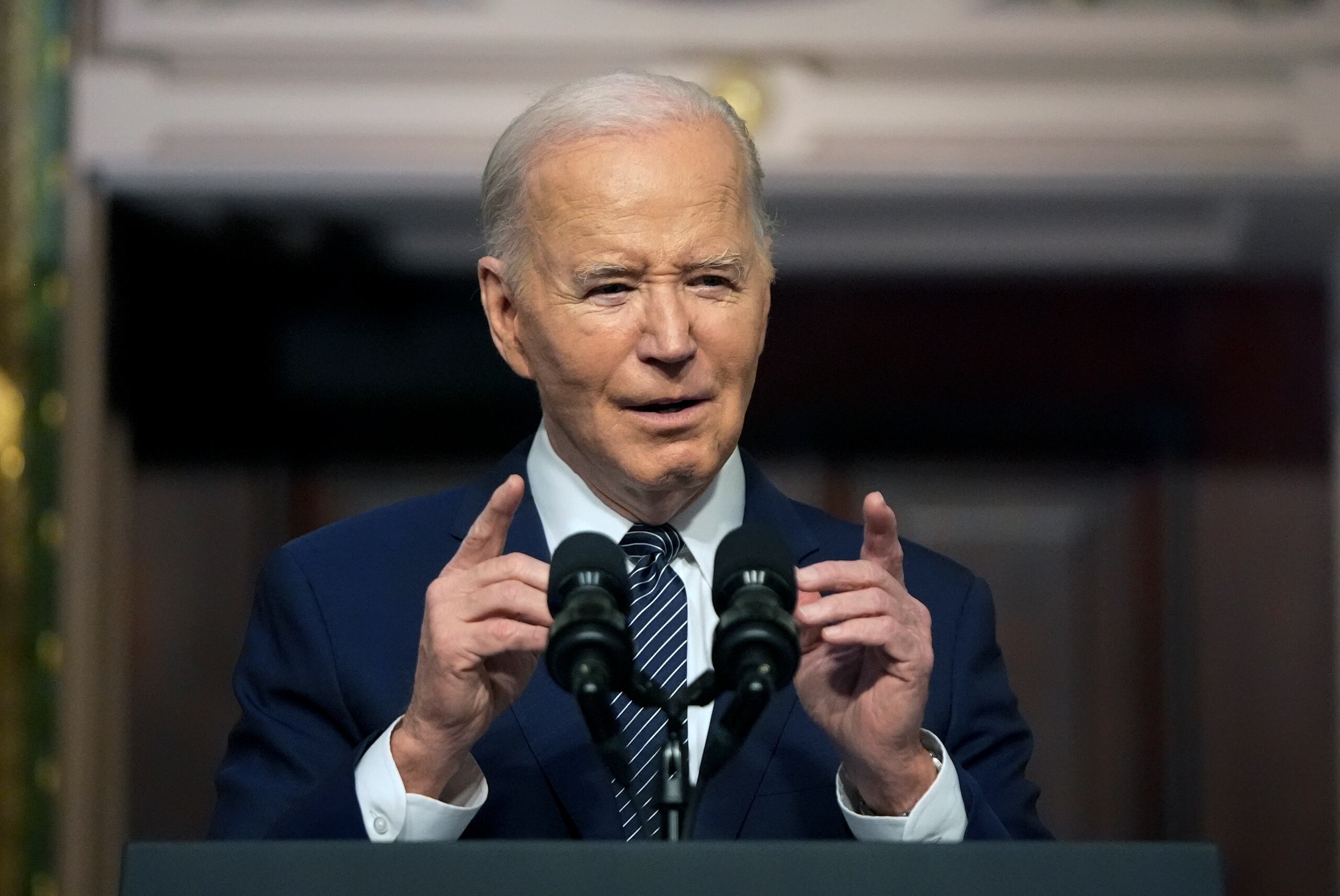 Se trata de una mejora para Biden con respecto a finales de febrero, pues ahora solo está a 1% de alcanzar al expresidente republicano.