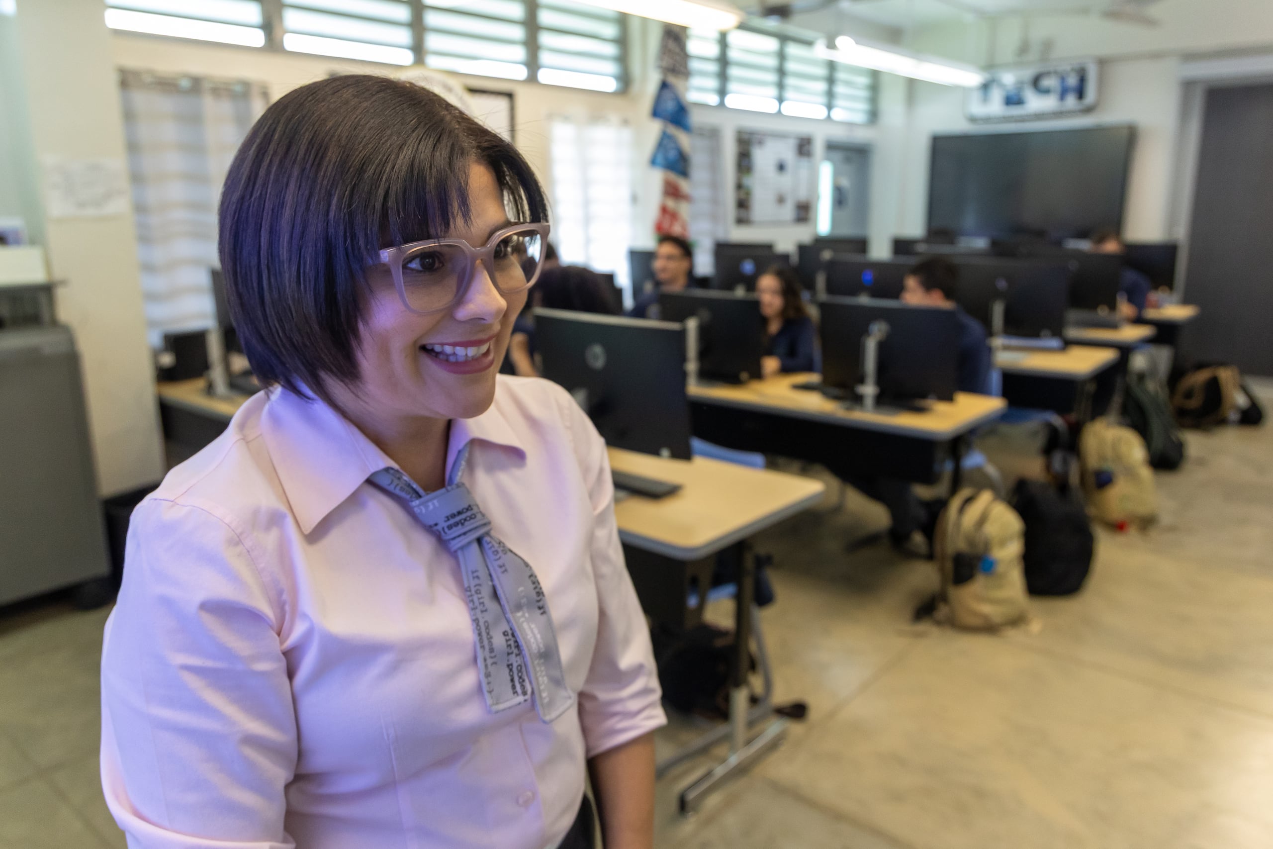 Yamitza Rosas Rodriguez, maestra de Tecnología Educativa