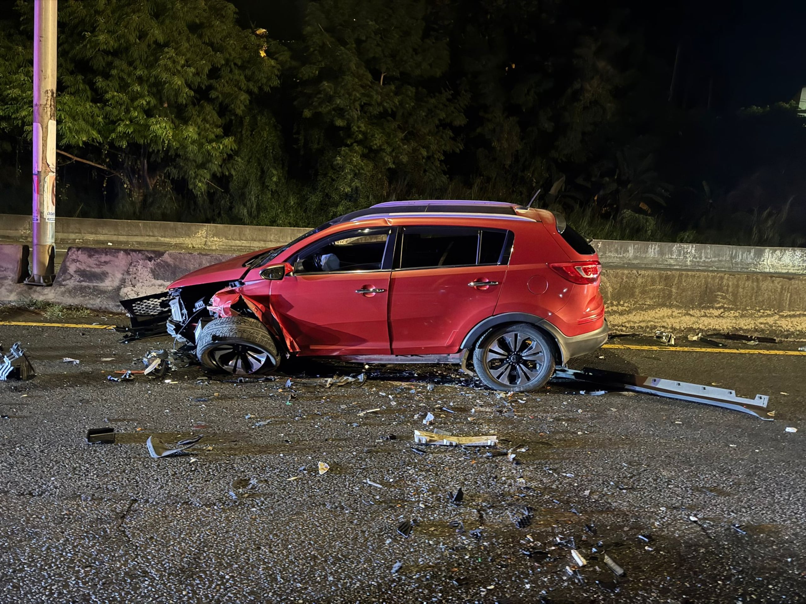 Vehículo conducido por Modesto Pérez Cortez.