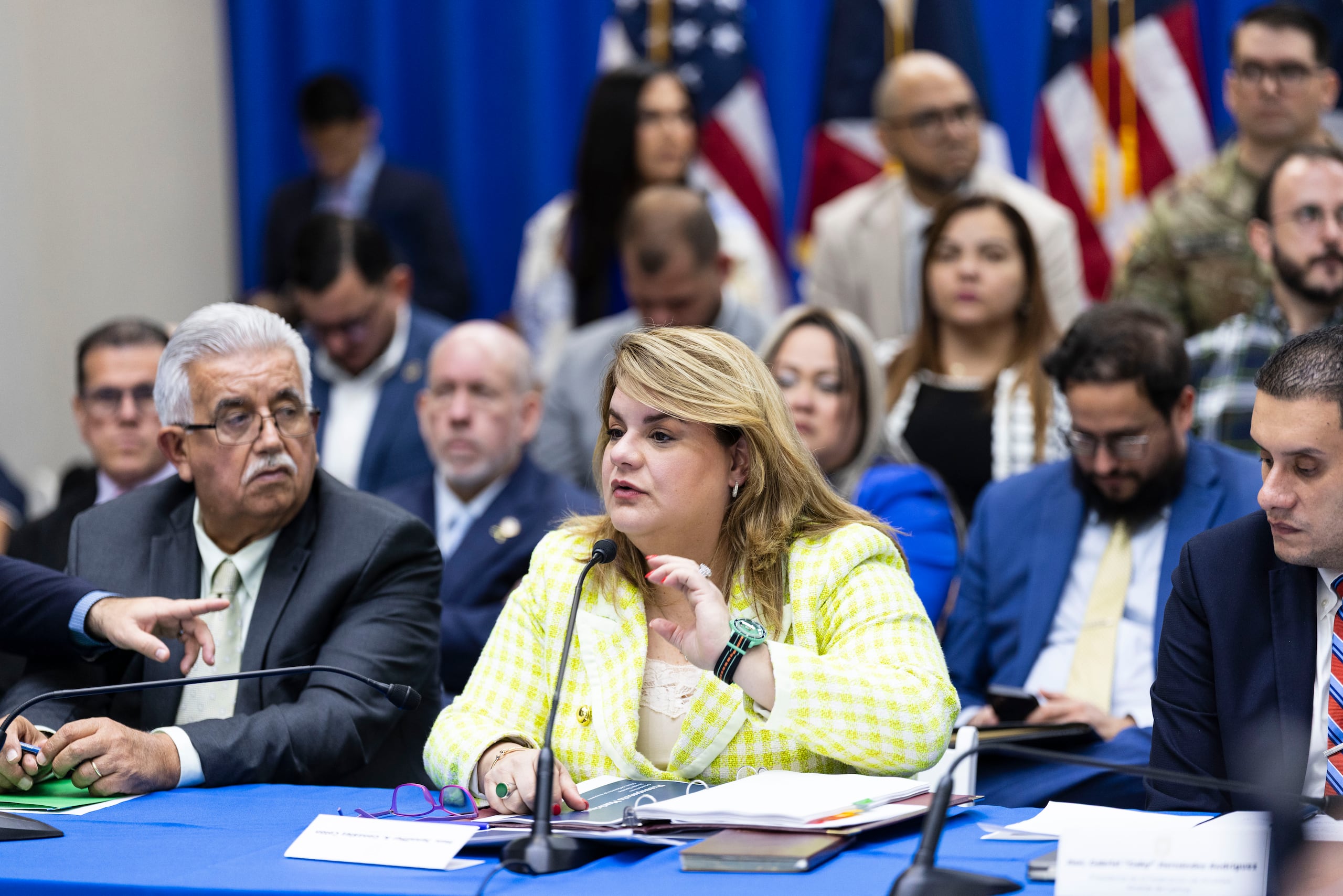 La gobernadora Jenniffer González dijo que alcanzó un acuerdo con la JSF.