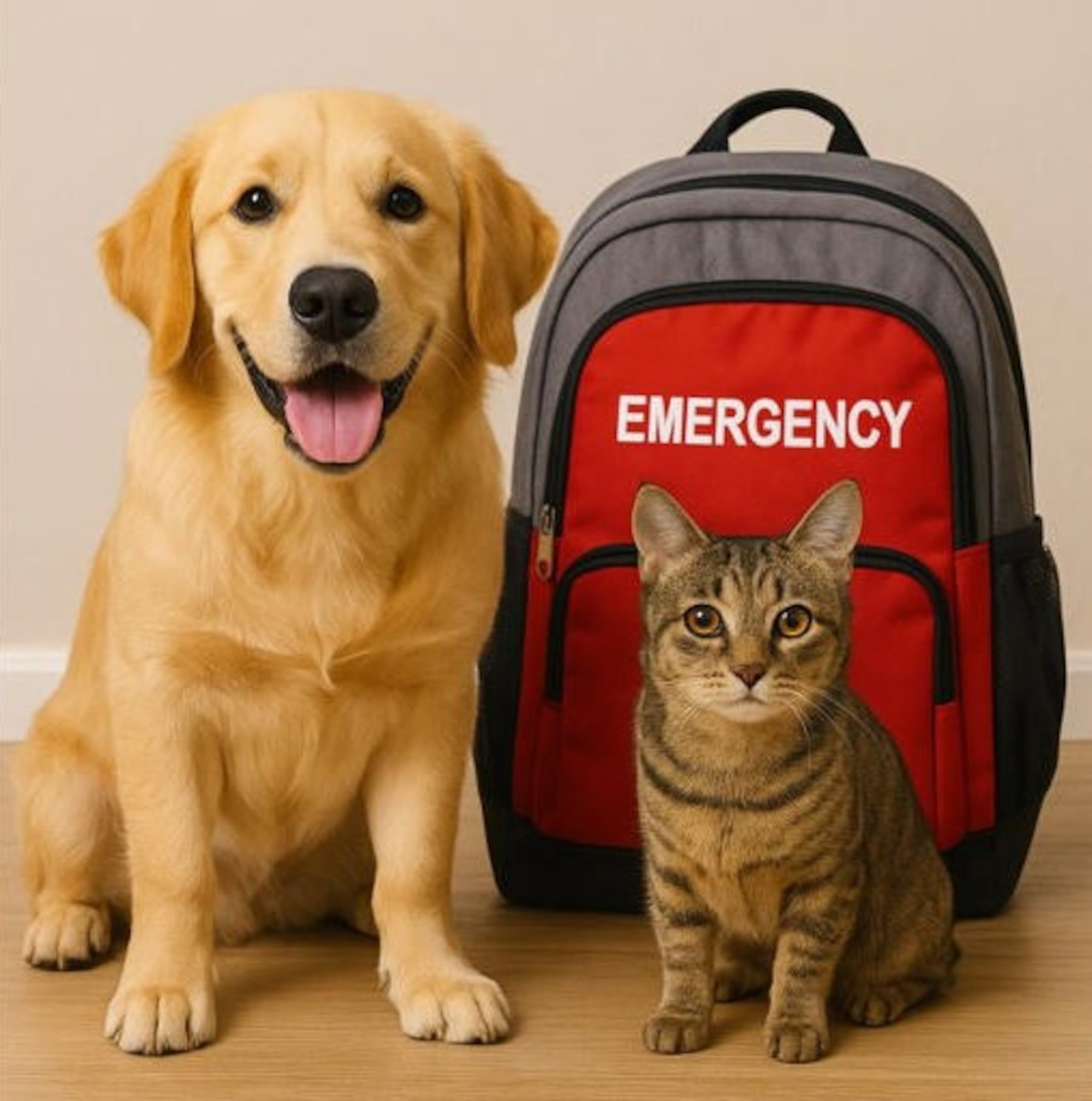Conoce previamente los albergues que acojan mascotas cerca de tu lugar de residencia y prepara una mochila con las cosas necesarias.