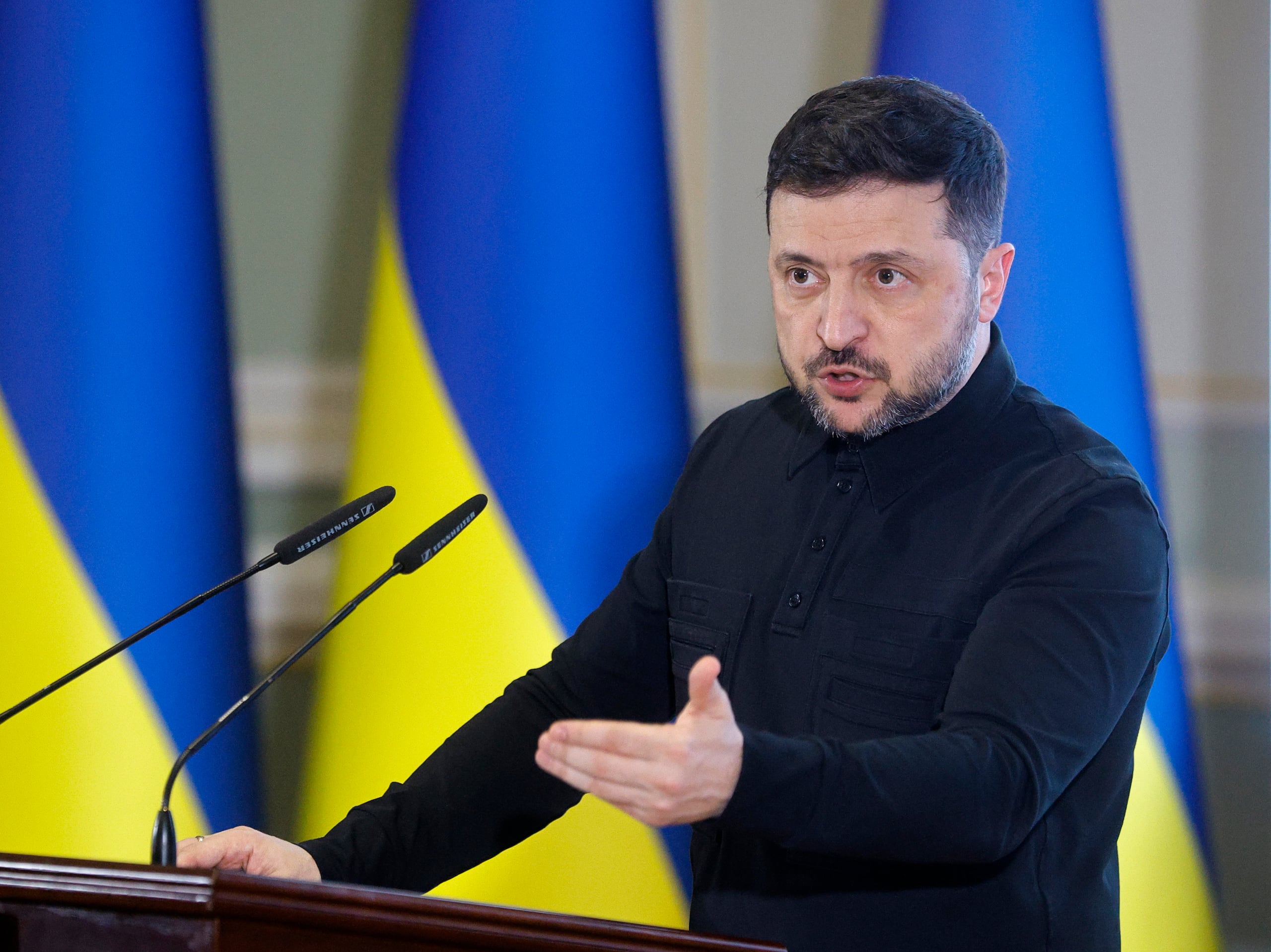 El presidente de Ucrania, Volodymyr Zelensky, en una imagen reciente.