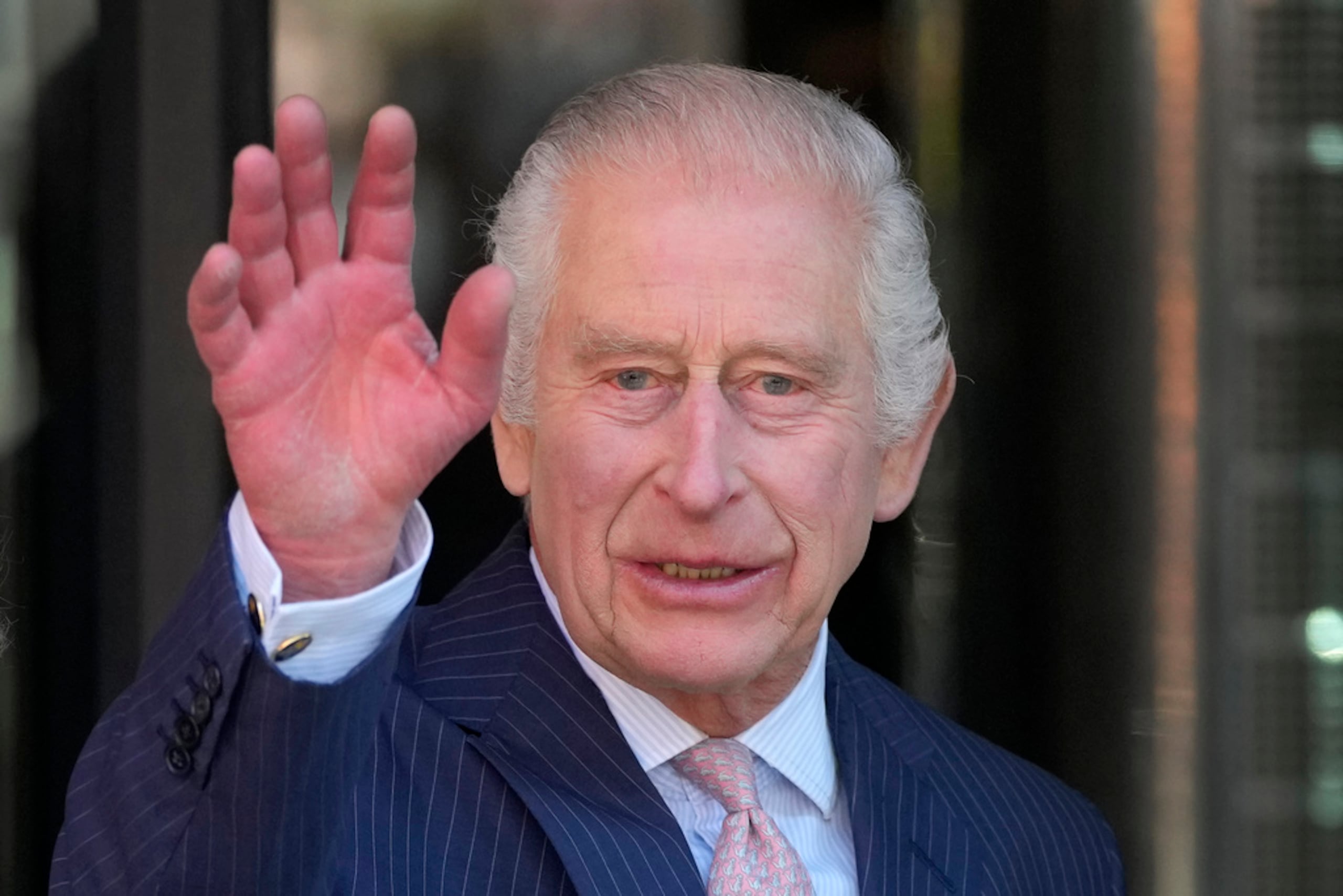 El rey Carlos III visitó este martes el Centro Oncológico Macmillan del University College Hospital.