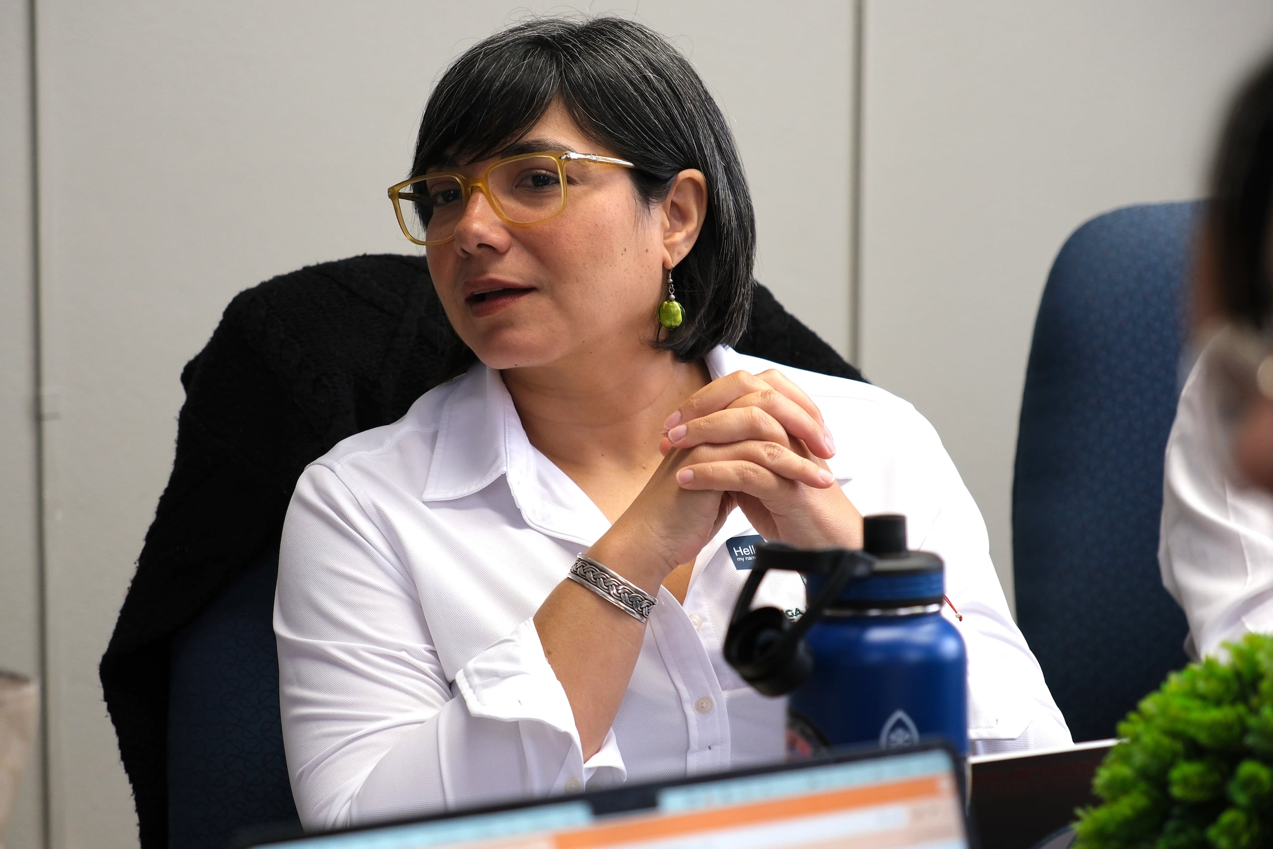 La curadora de co-creación de la Liga de Ciudades, Paloma Torres Dávila.