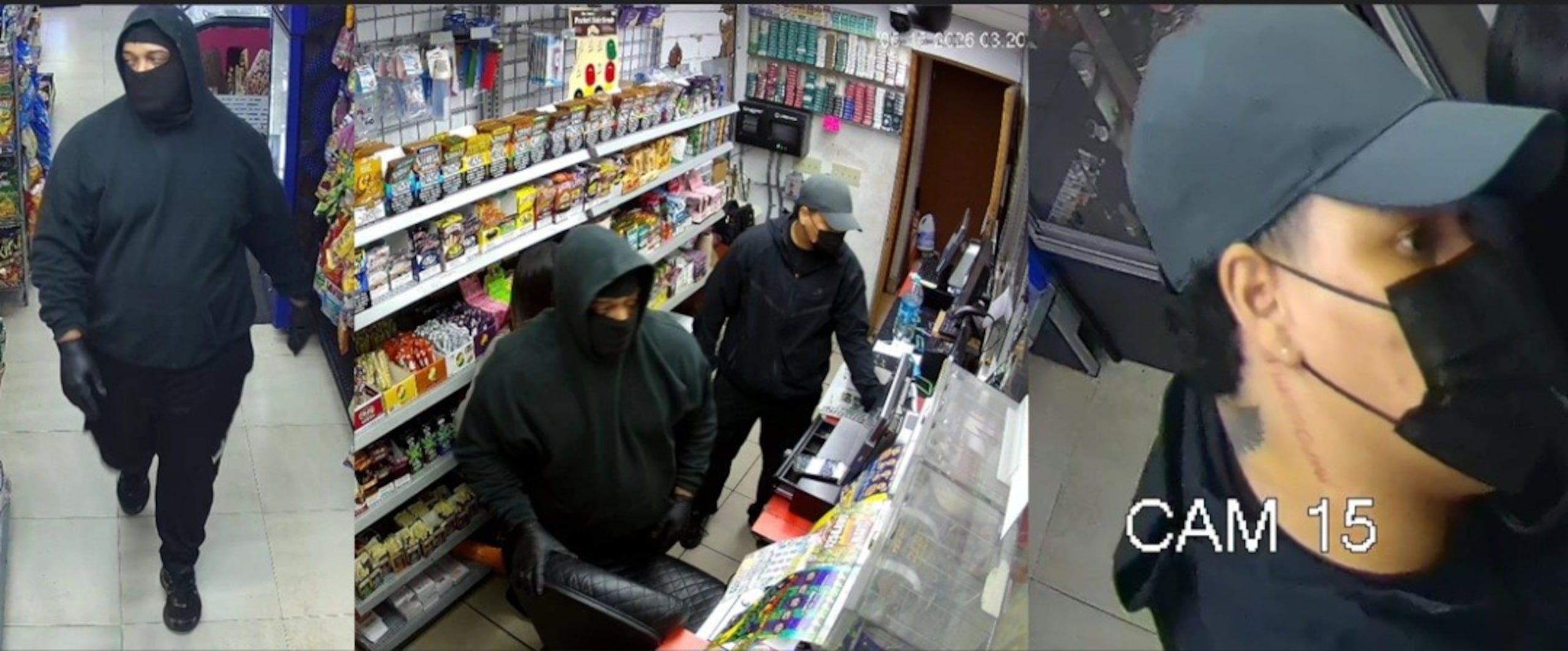 Estos dos hombres son los presuntos sospechosos de cometer un asalto el 15 de mayo en la gasolinera Sunoco, ubicada en la calle Quisqueya, en Hato Rey.