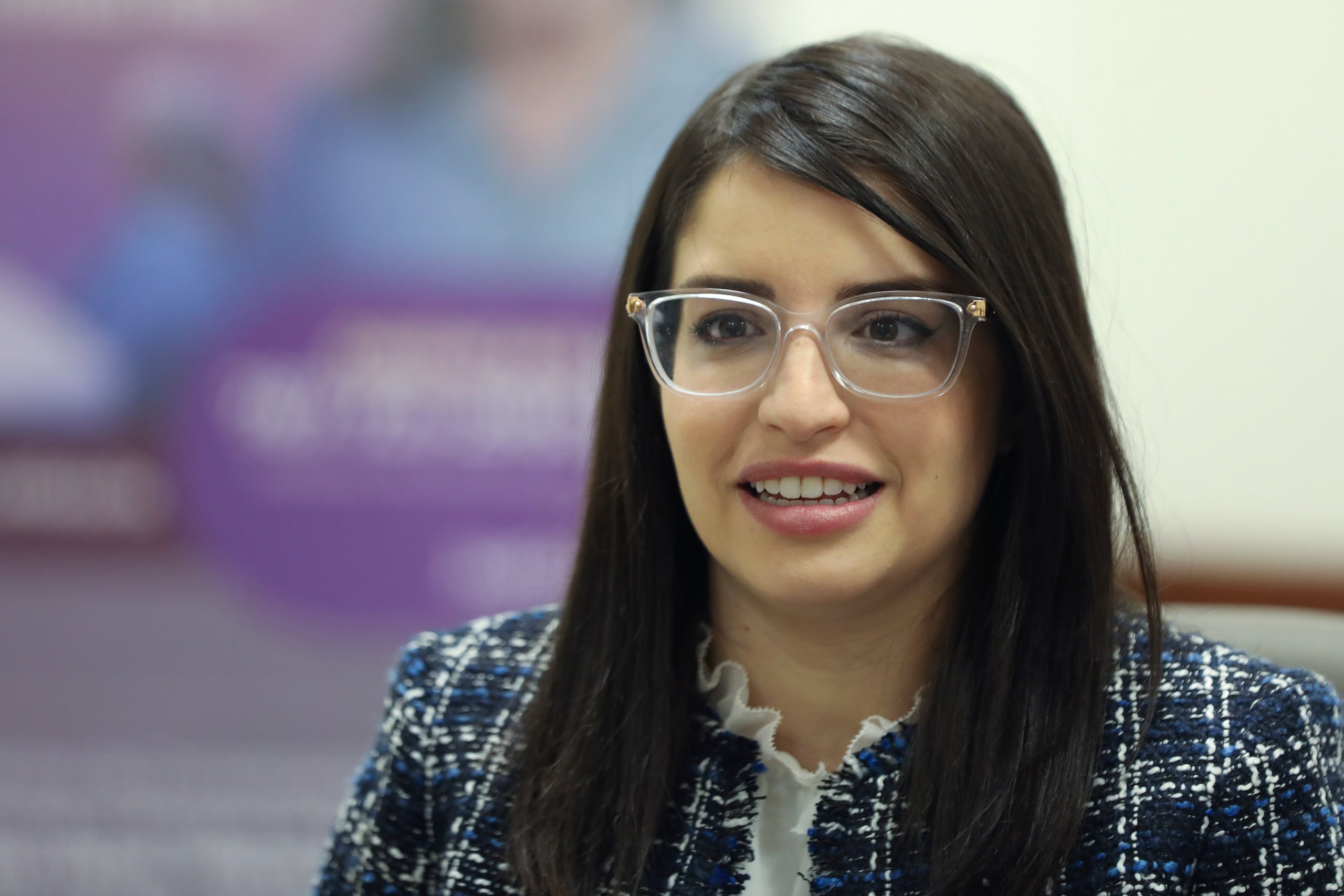 Karla Mercado, jefa de la Administración de Servicios Generales