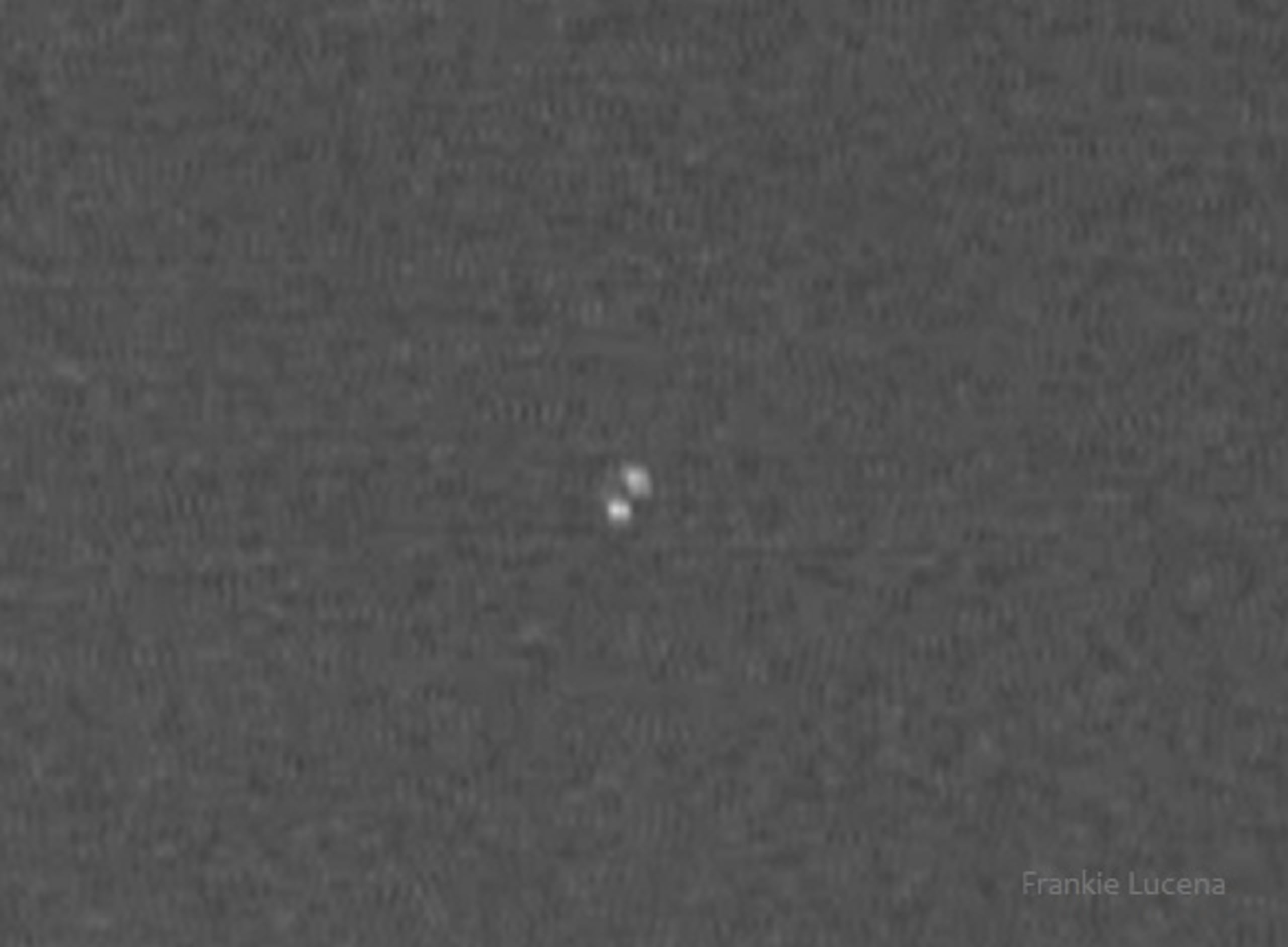 Las imágenes fueron captadas desde Cabo Rojo por Frankie Lucena.