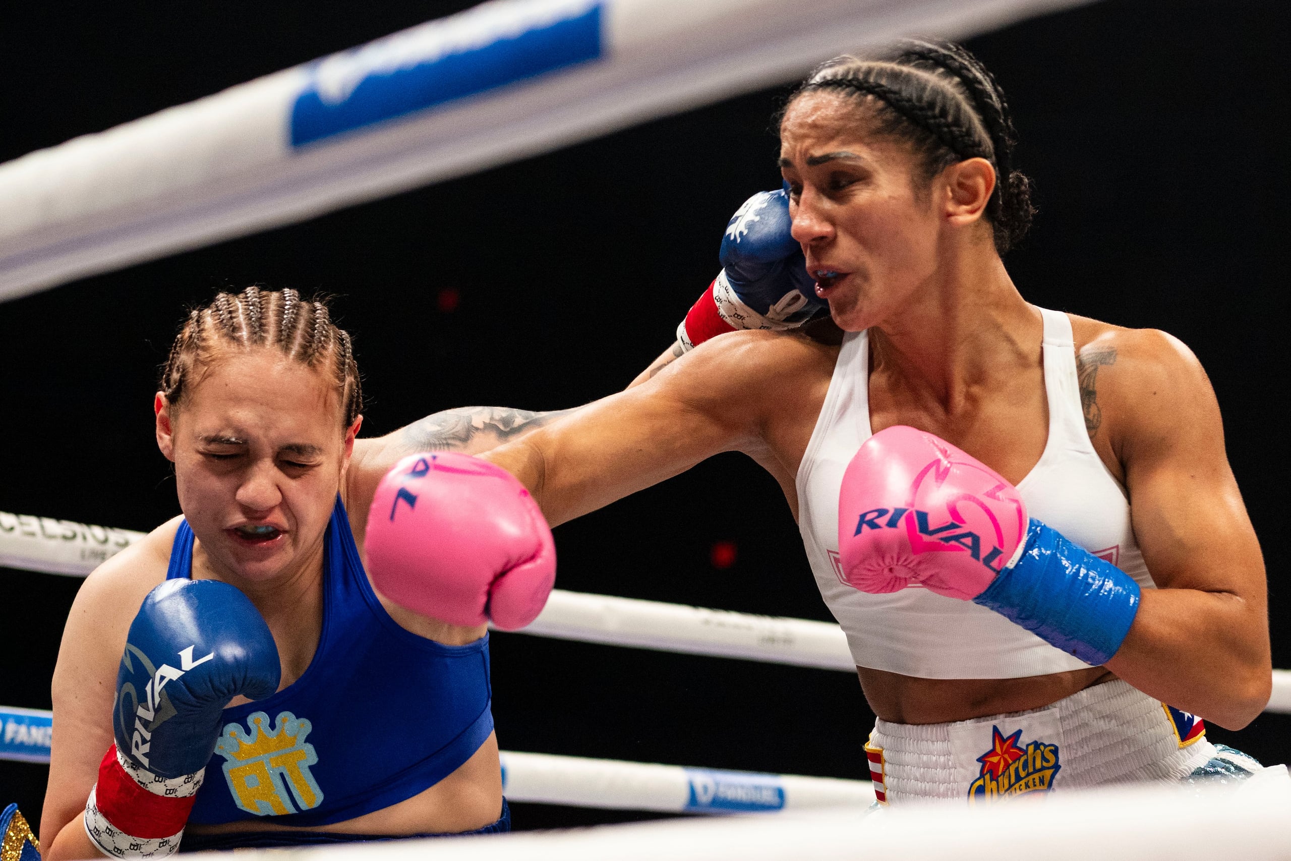Amanda Serrano viene de vencer en enero pasado a Reina Tellez.