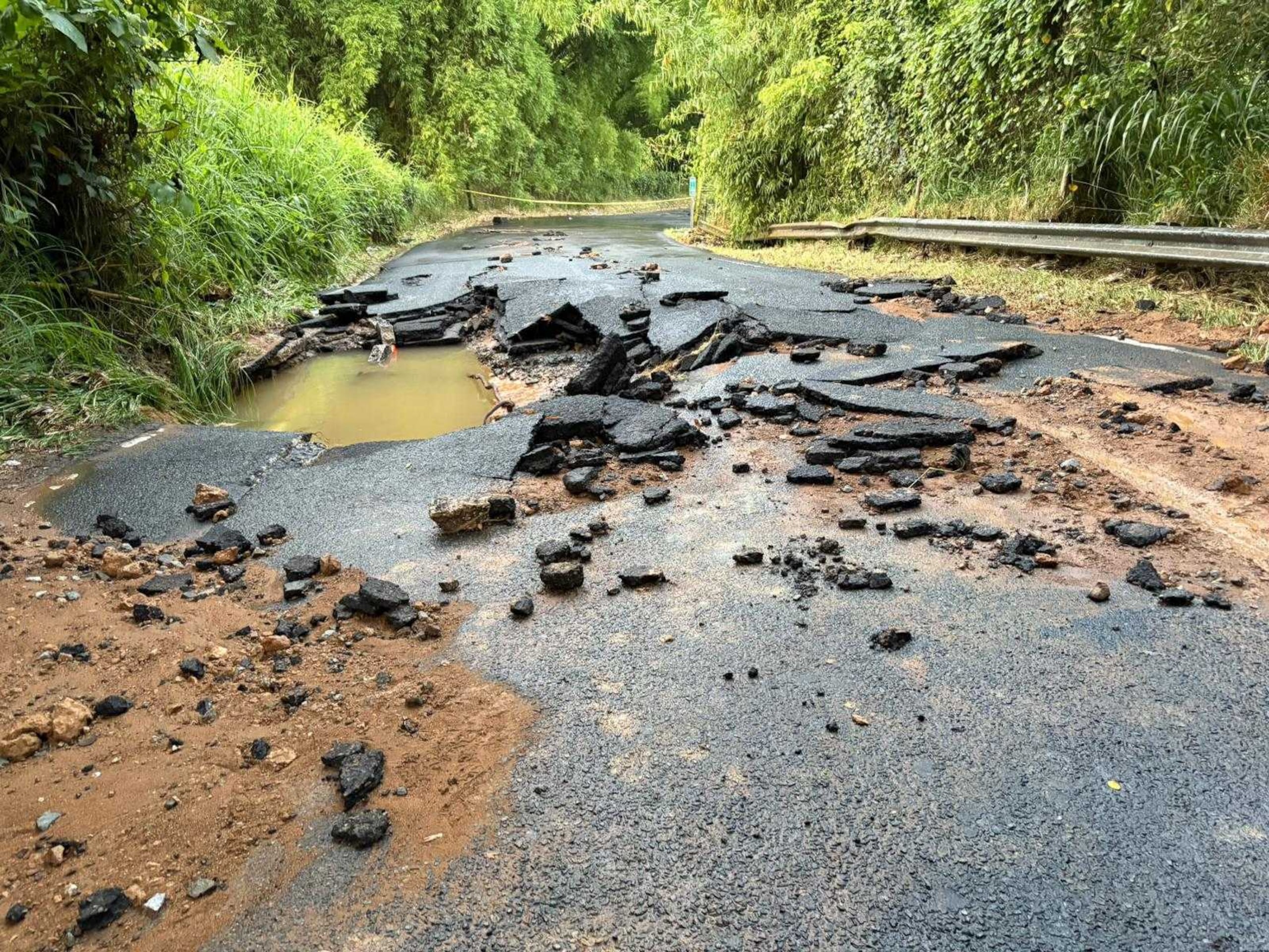 El incidente afectó el sistema de transmisión que sirve desde la planta de filtros Río Blanco hacia el municipio de Humacao.